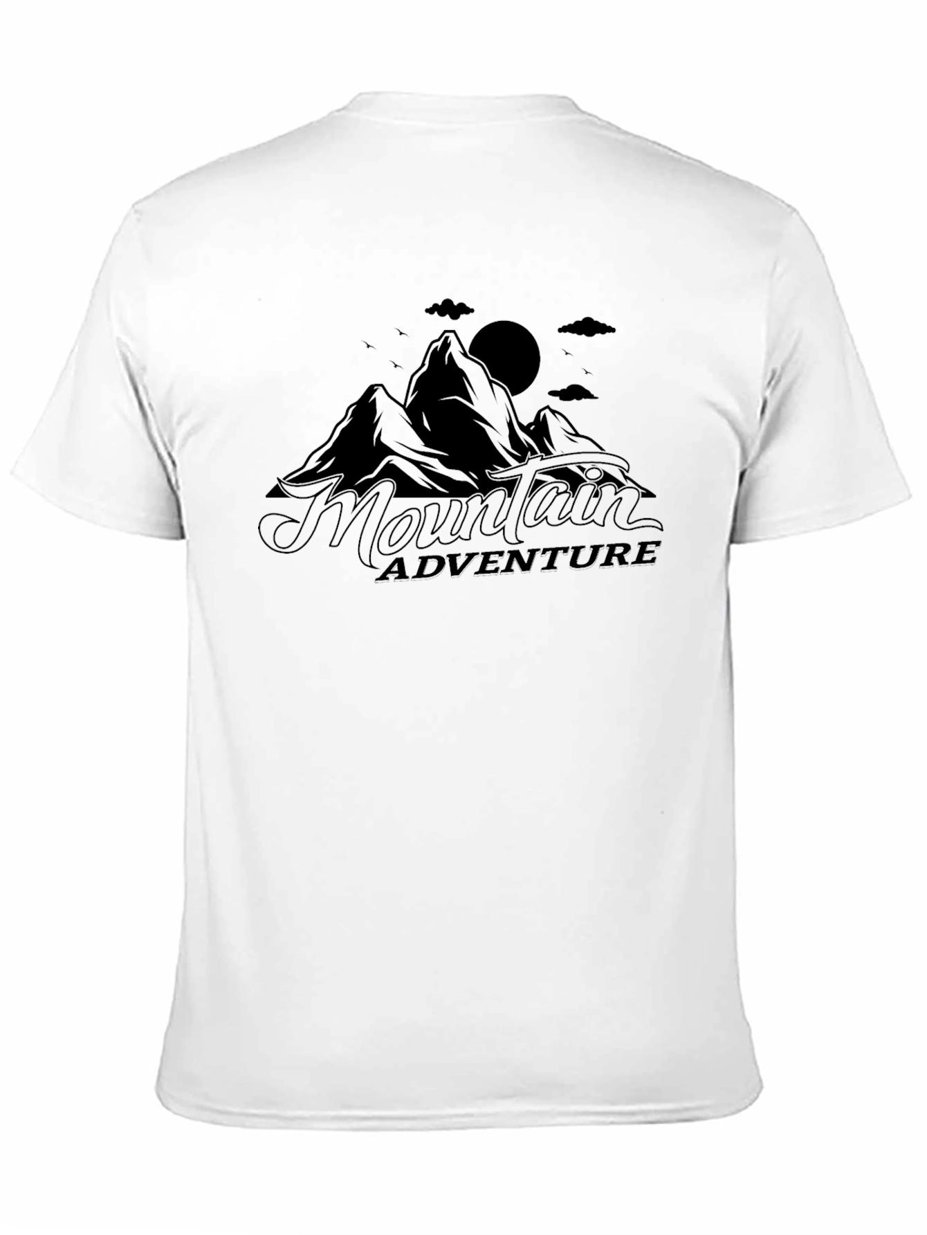 Mountain Adventure Graphic Tee - Black