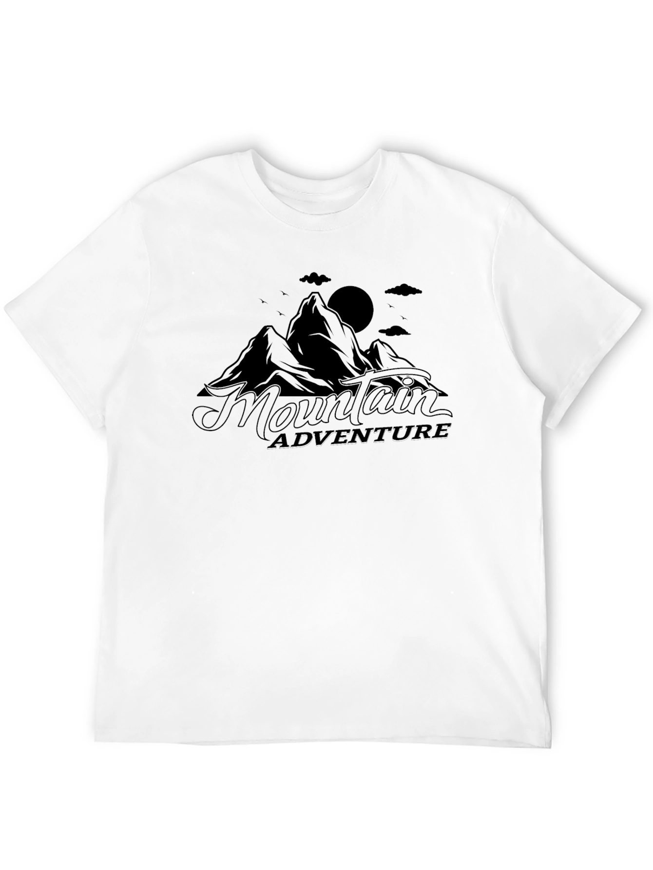 Mountain Adventure Graphic Tee - Black