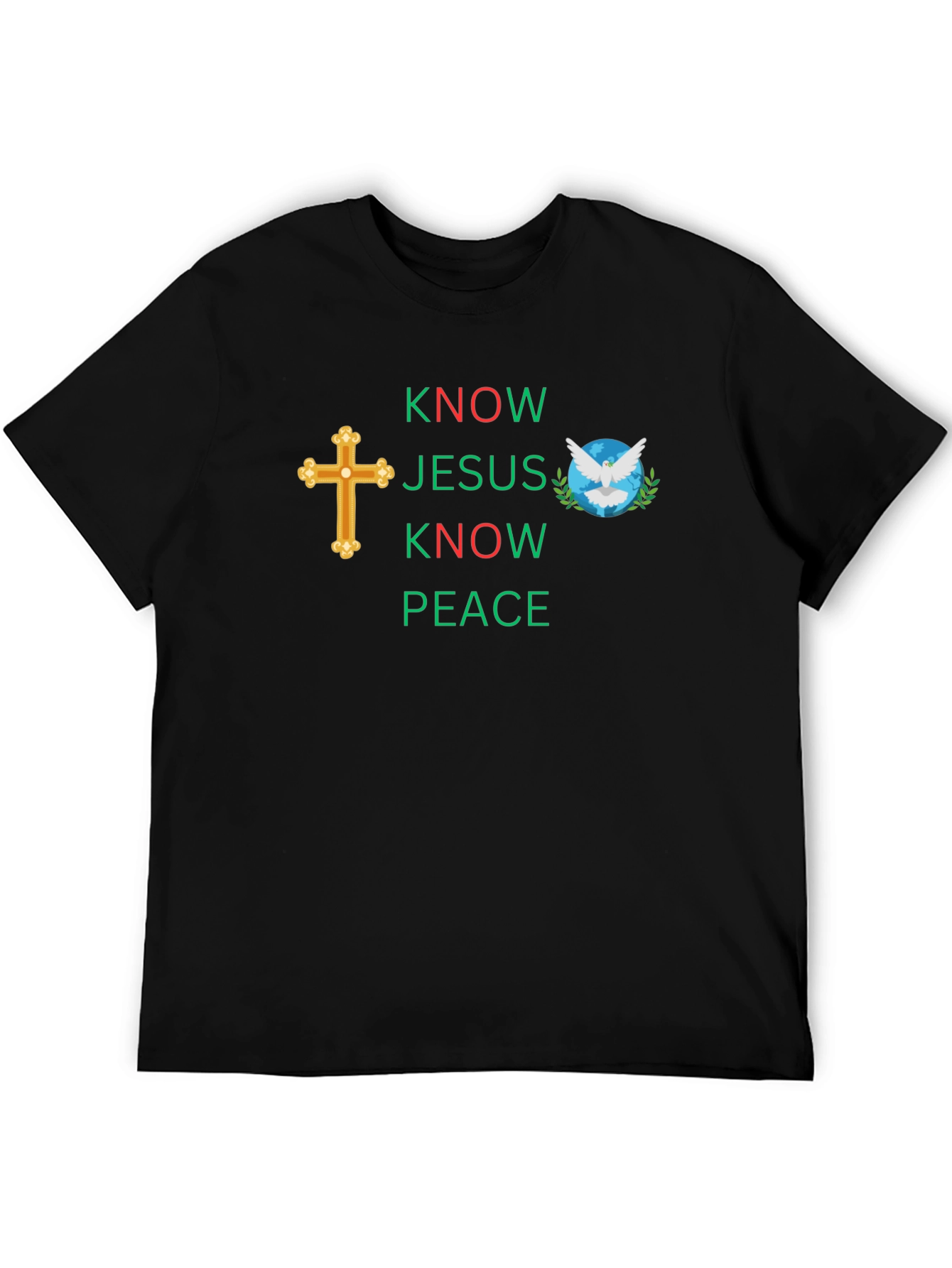 Know Jesus Know Peace Graphic T-Shirt