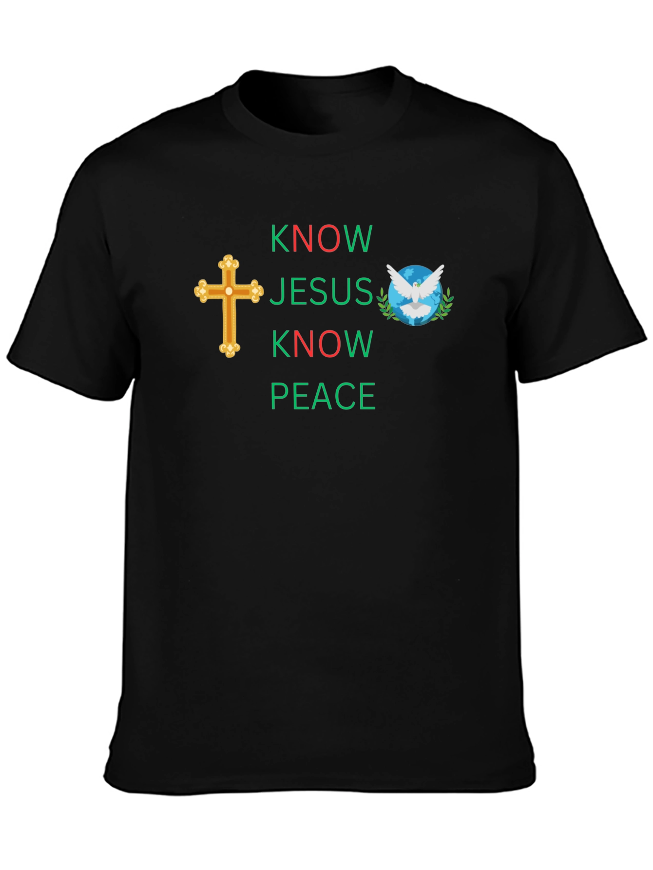 Know Jesus Know Peace Graphic T-Shirt