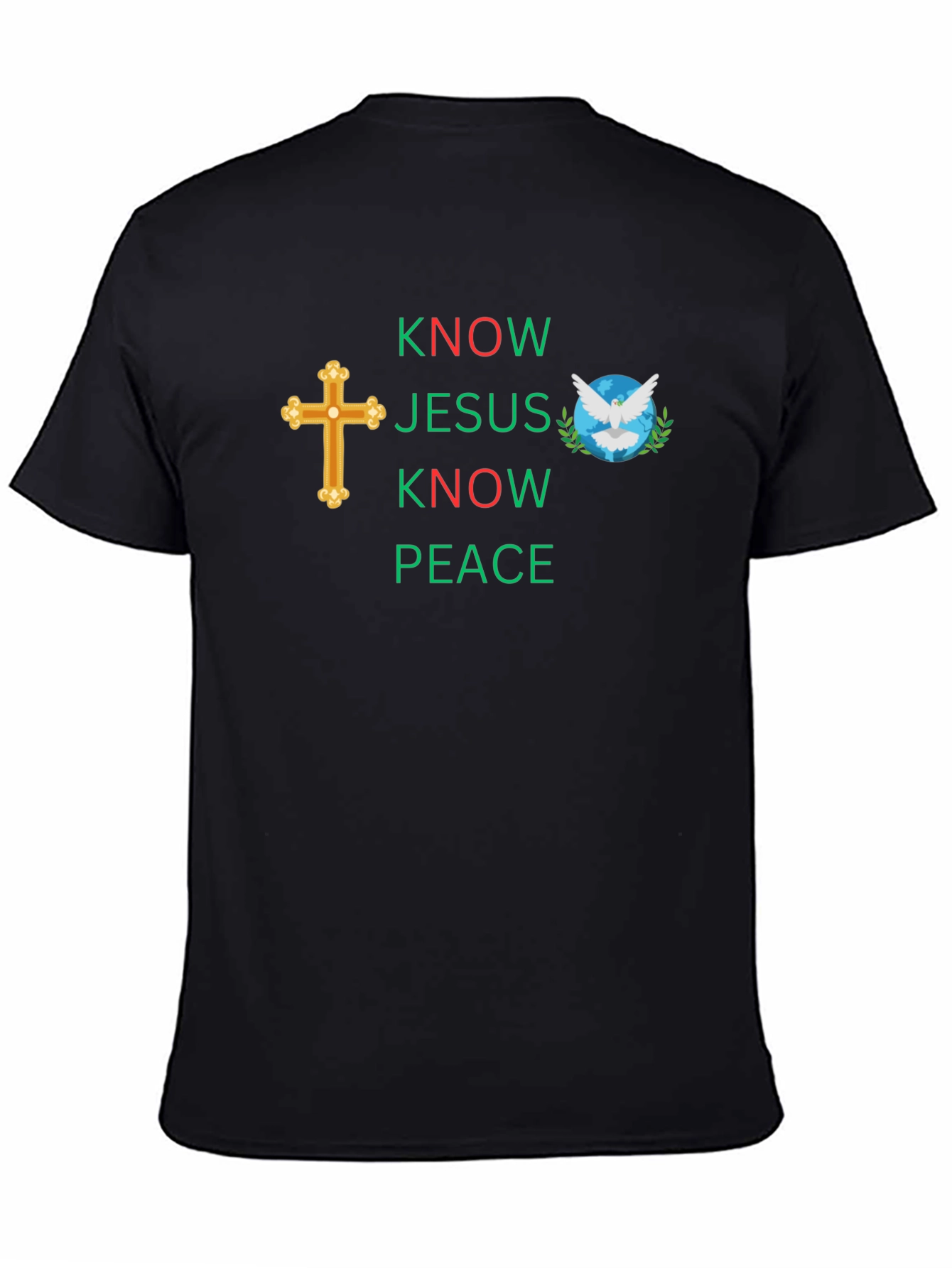 Know Jesus Know Peace Graphic T-Shirt