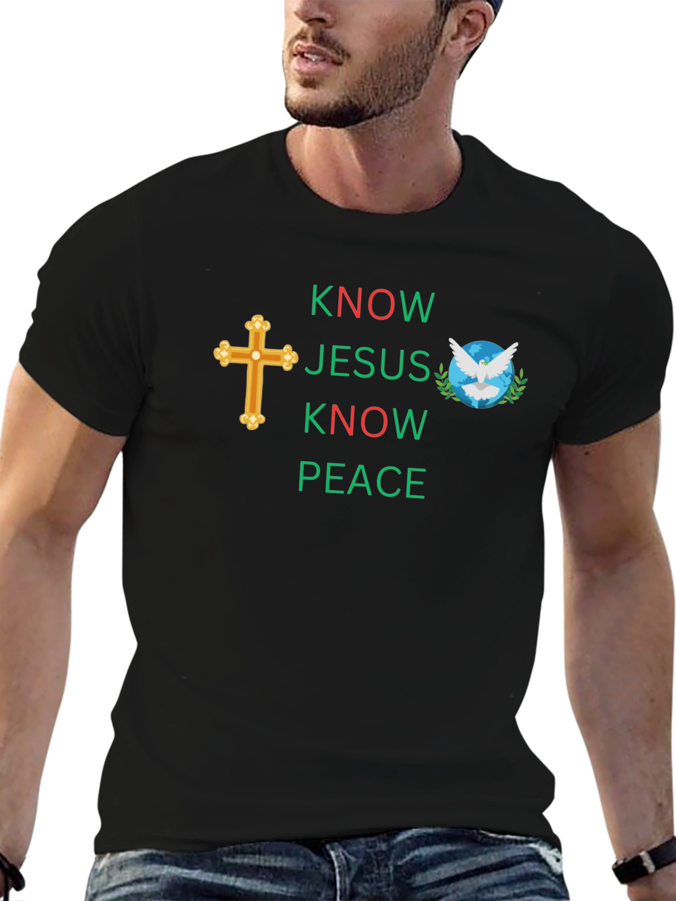 Know Jesus Know Peace Graphic T-Shirt