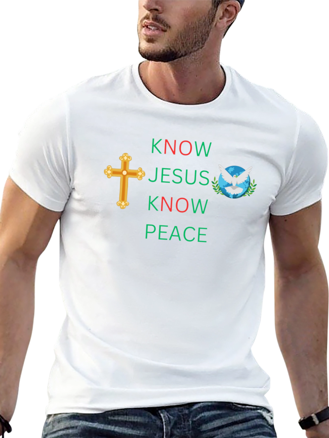Know Jesus Know Peace Graphic T-Shirt