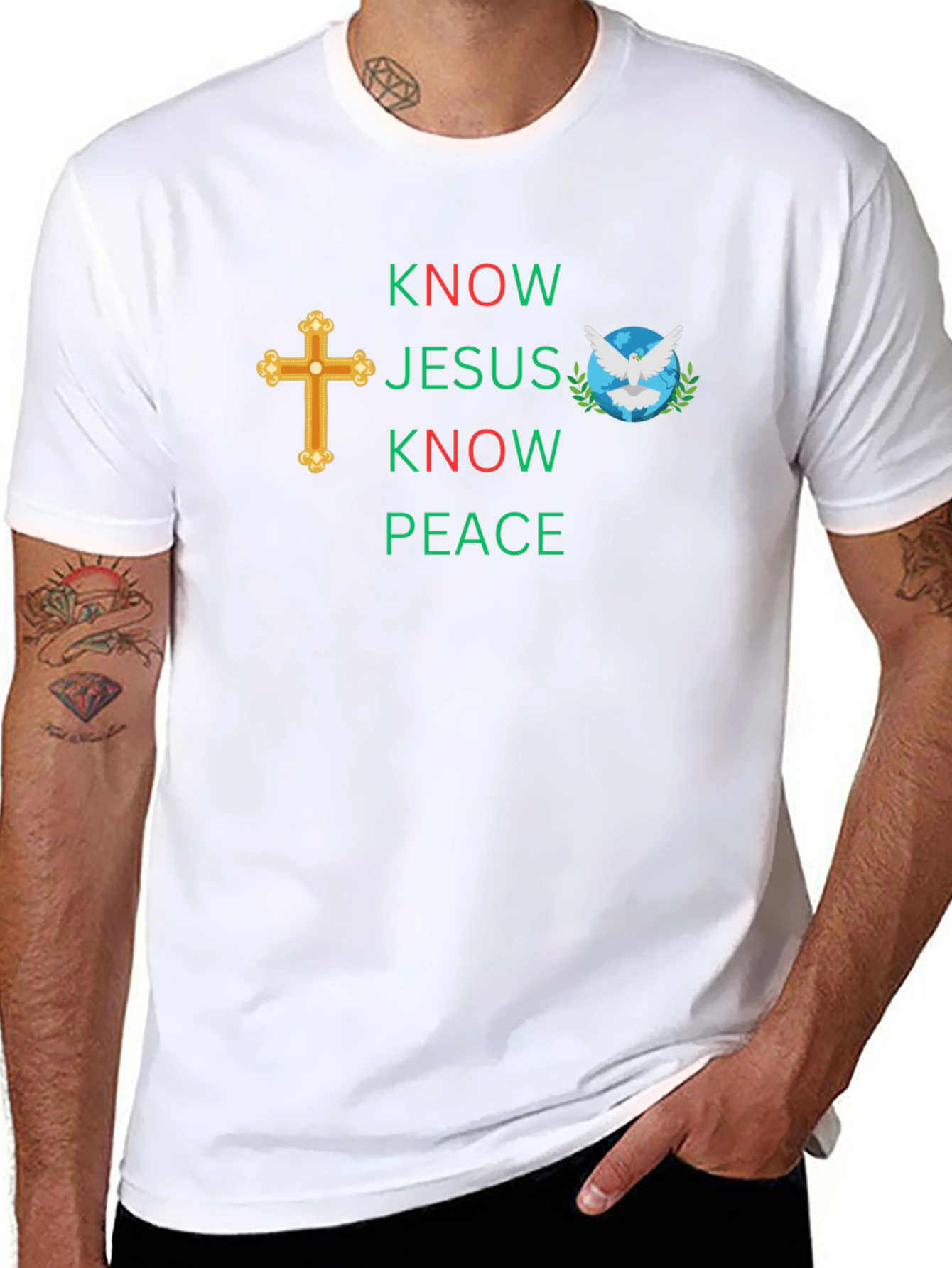 Know Jesus Know Peace Graphic T-Shirt