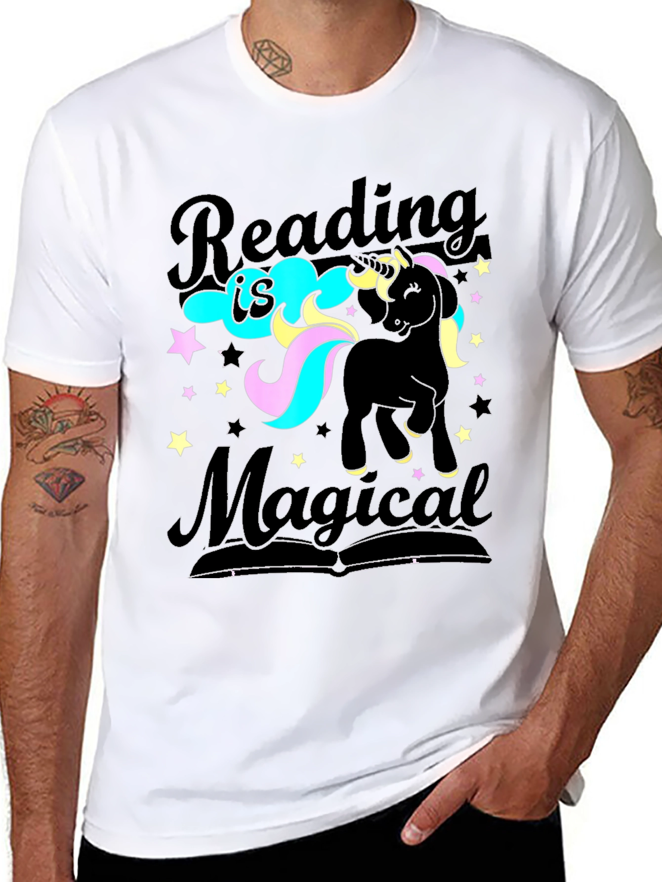 Reading is Magical Unicorn T-Shirt