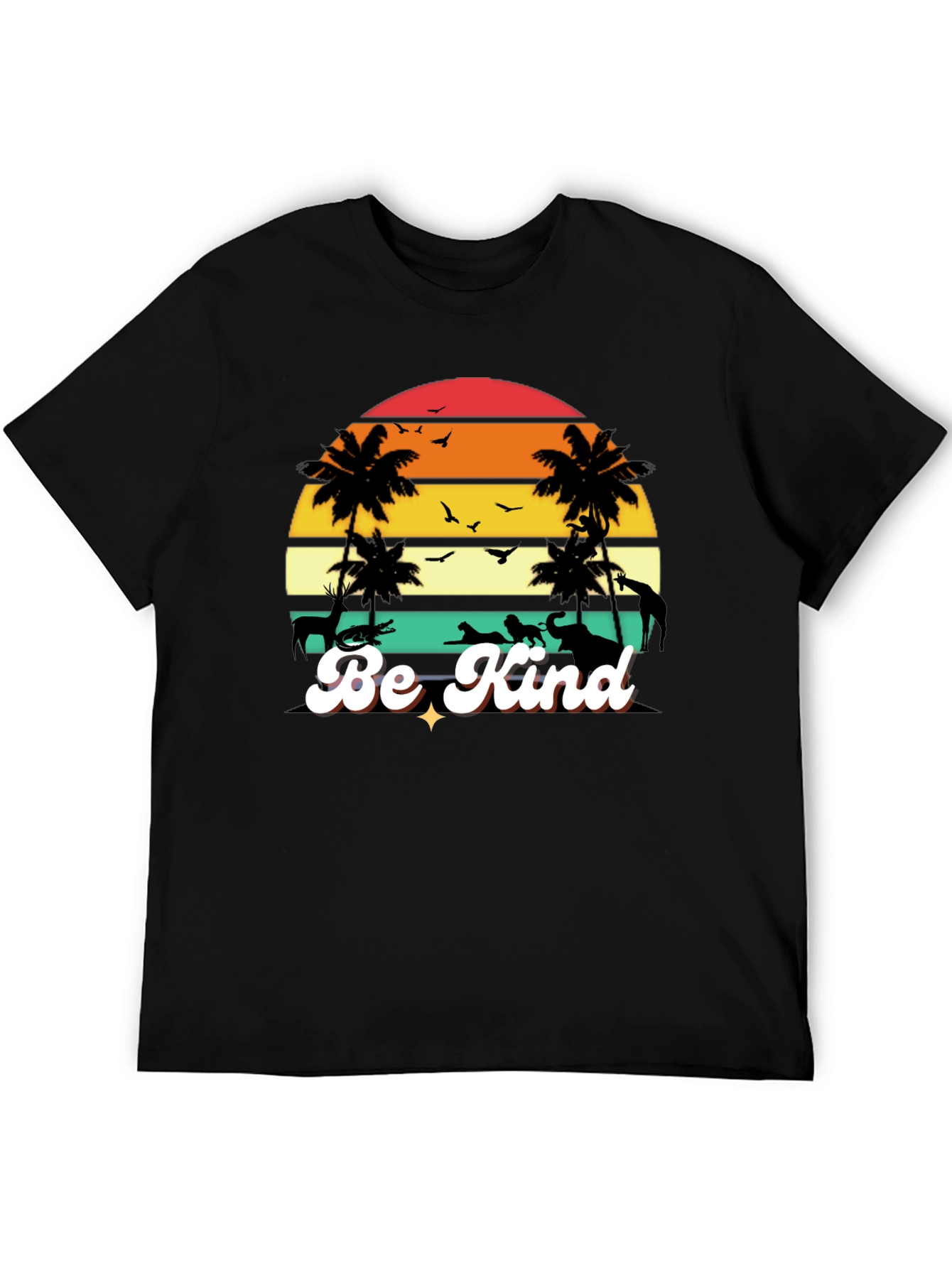 Be Kind Retro Sunset Graphic Tee