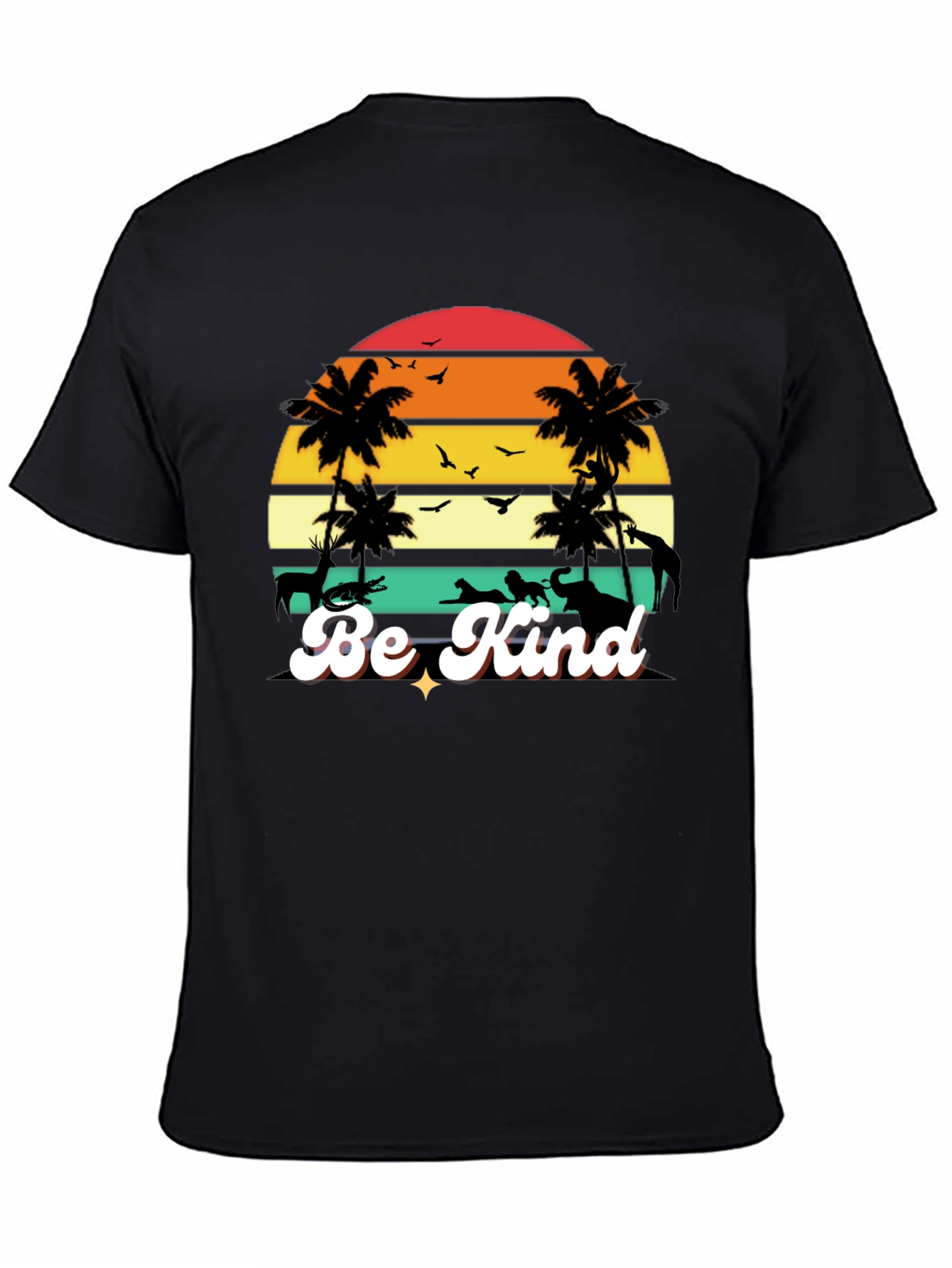 Be Kind Retro Sunset Graphic Tee