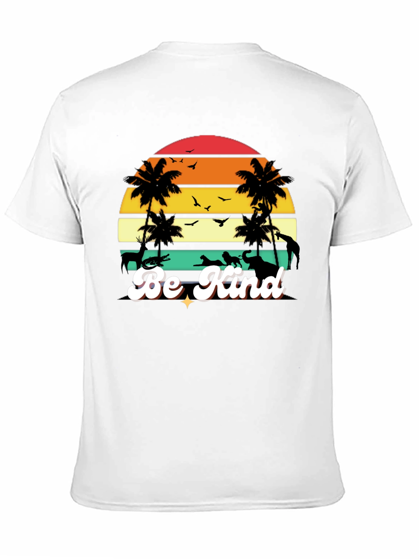 Be Kind Retro Sunset Graphic Tee