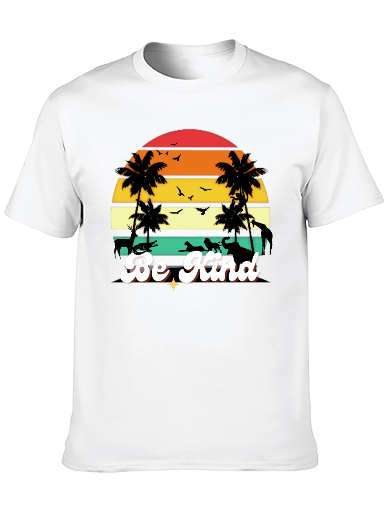 Be Kind Retro Sunset Graphic Tee