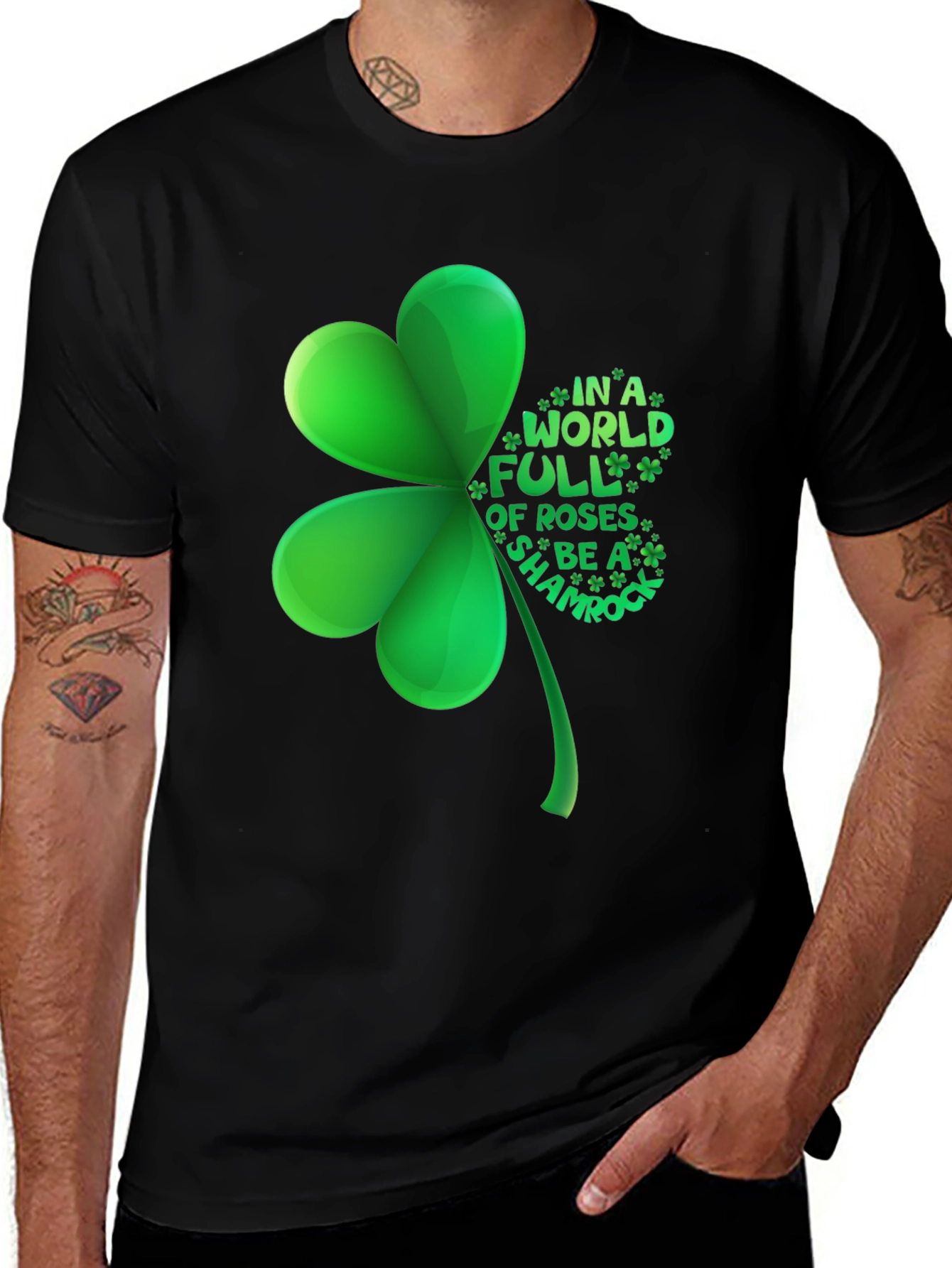 Be a Shamrock T-Shirt - St. Patricks Day Tee
