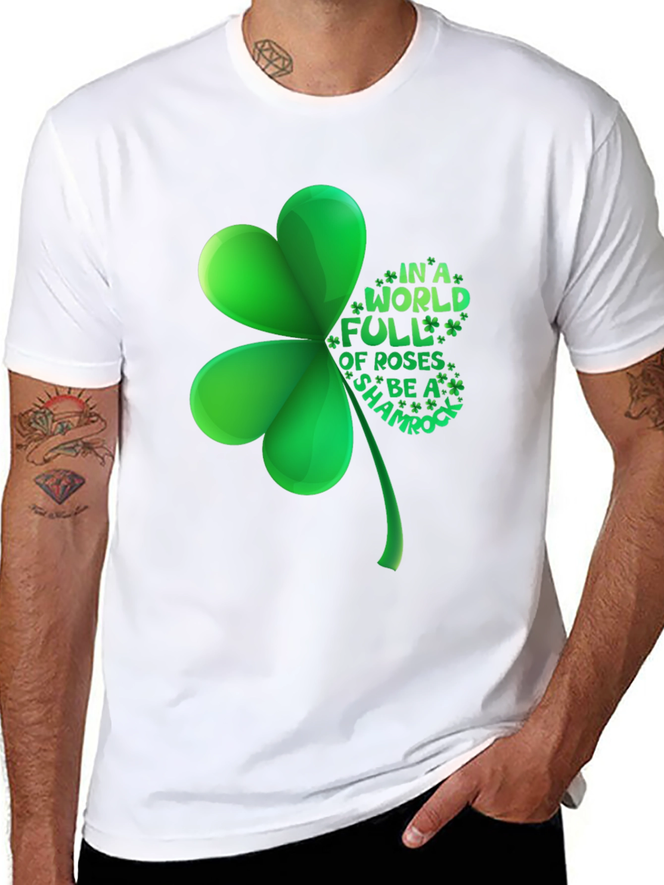 Be a Shamrock T-Shirt - St. Patricks Day Tee