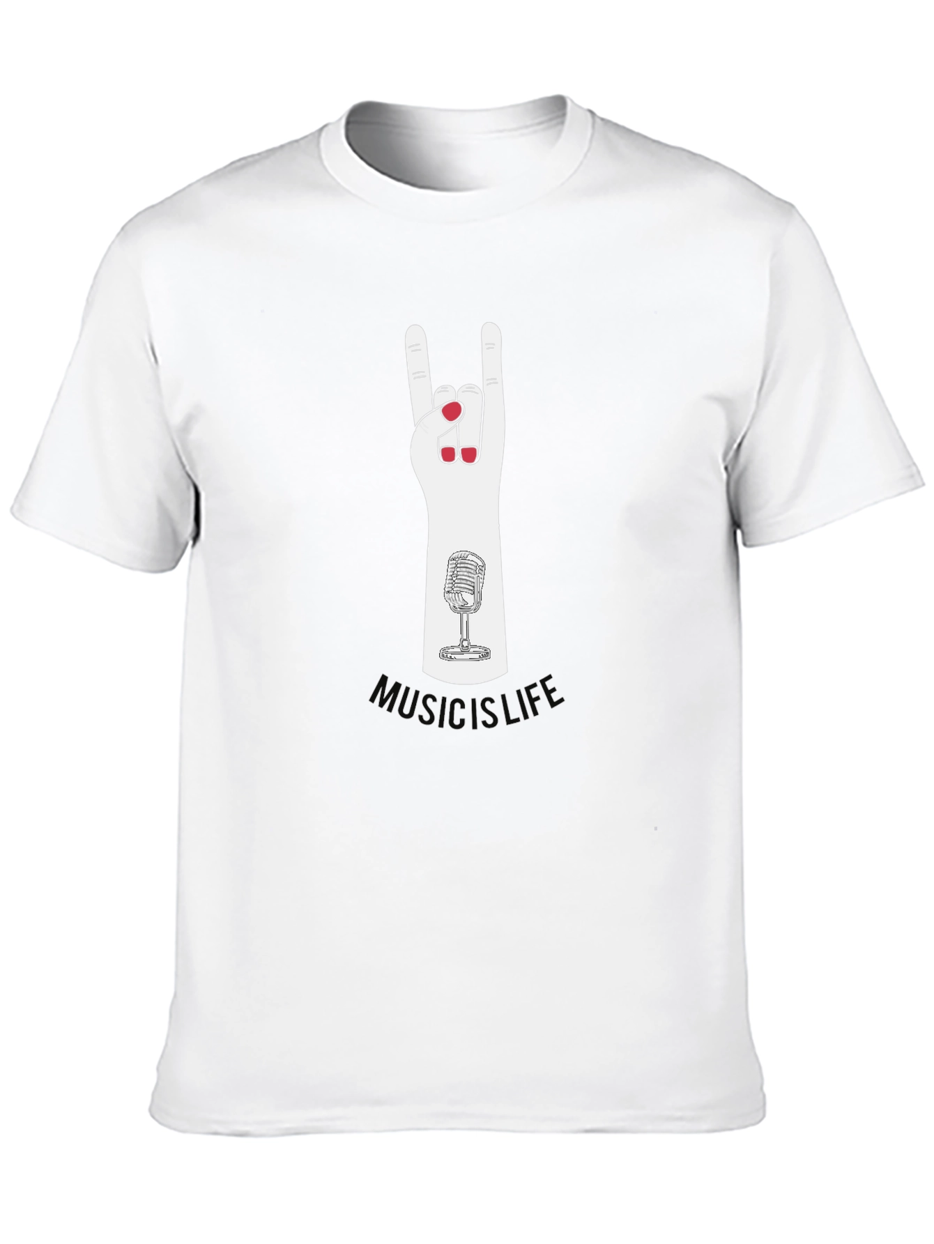 Music is Life Graphic T-Shirt