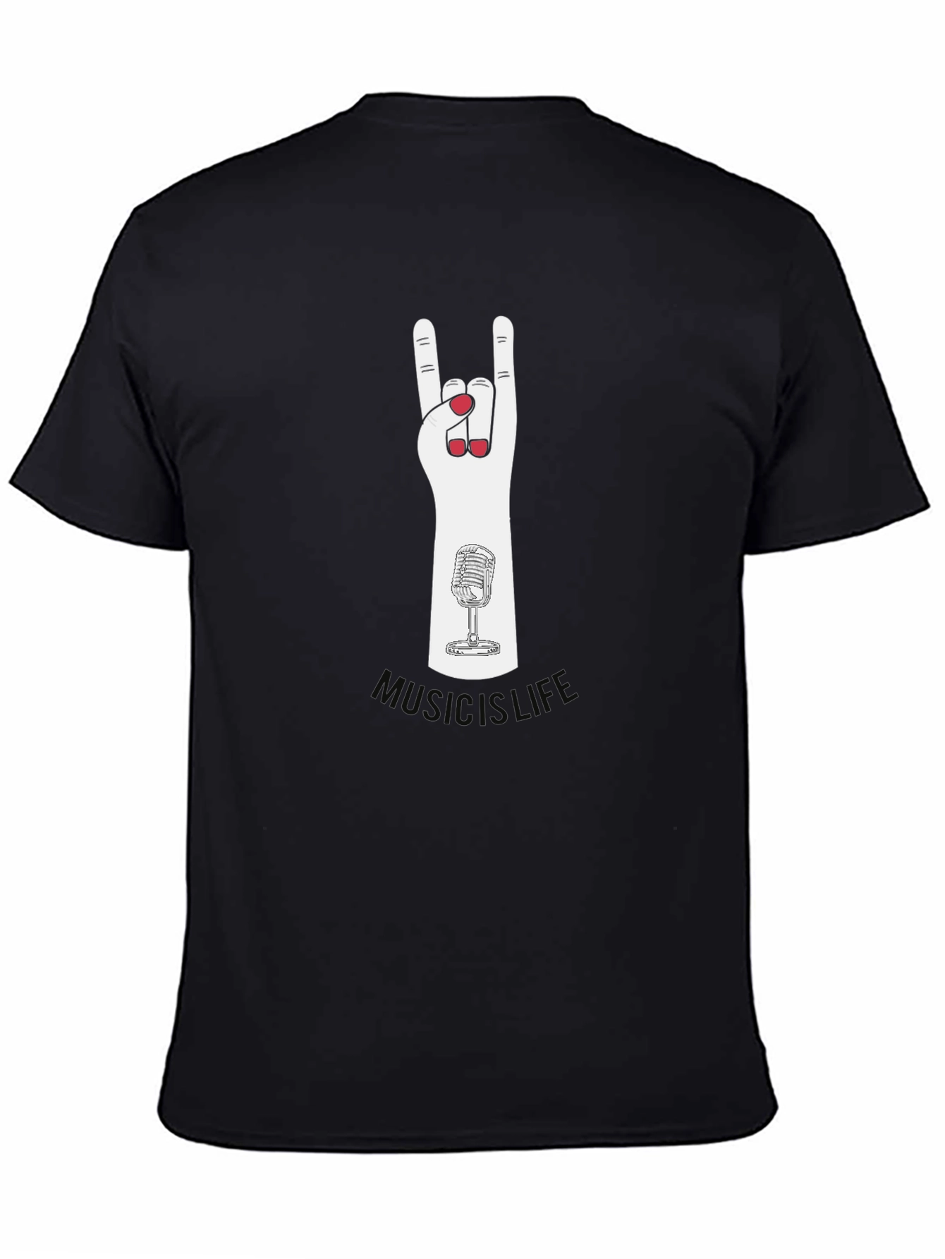 Music is Life Graphic T-Shirt