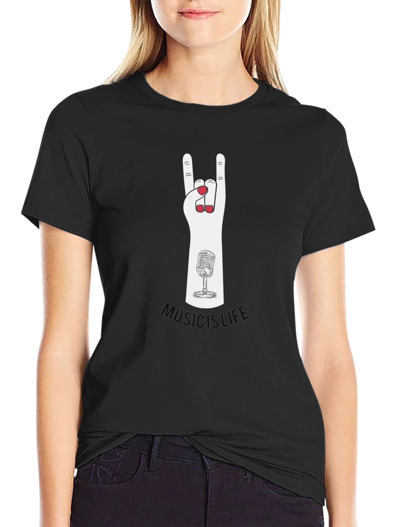 Music is Life Graphic T-Shirt