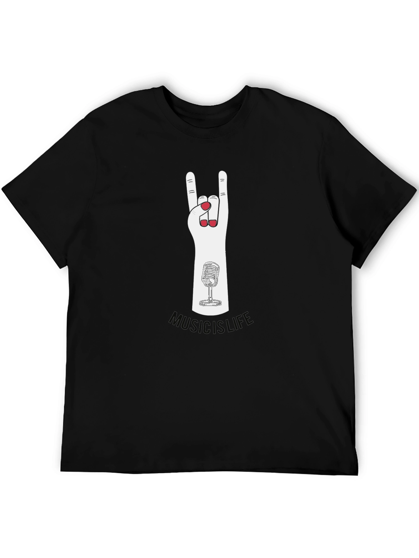 Music is Life Graphic T-Shirt