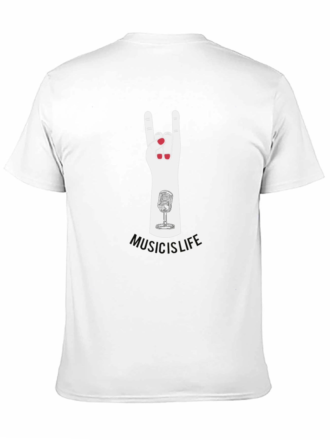Music is Life Graphic T-Shirt