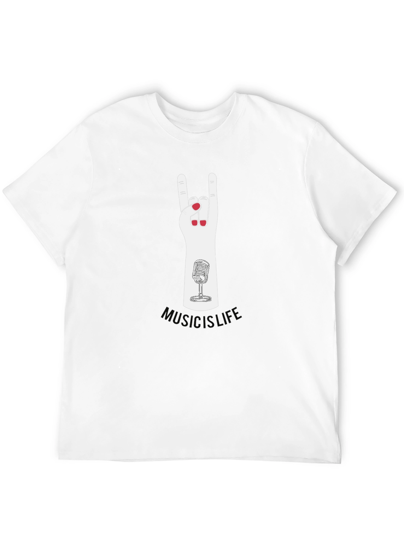 Music is Life Graphic T-Shirt
