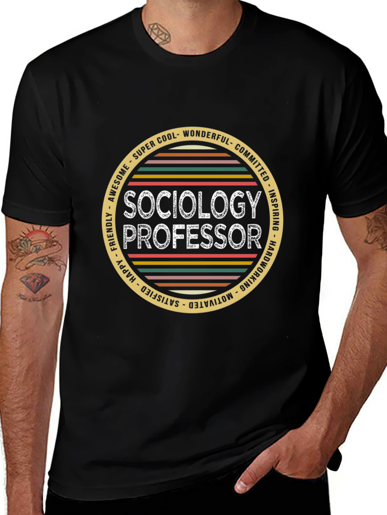 Sociology Professor T-Shirt - Awesome Cool Wonderful Tee