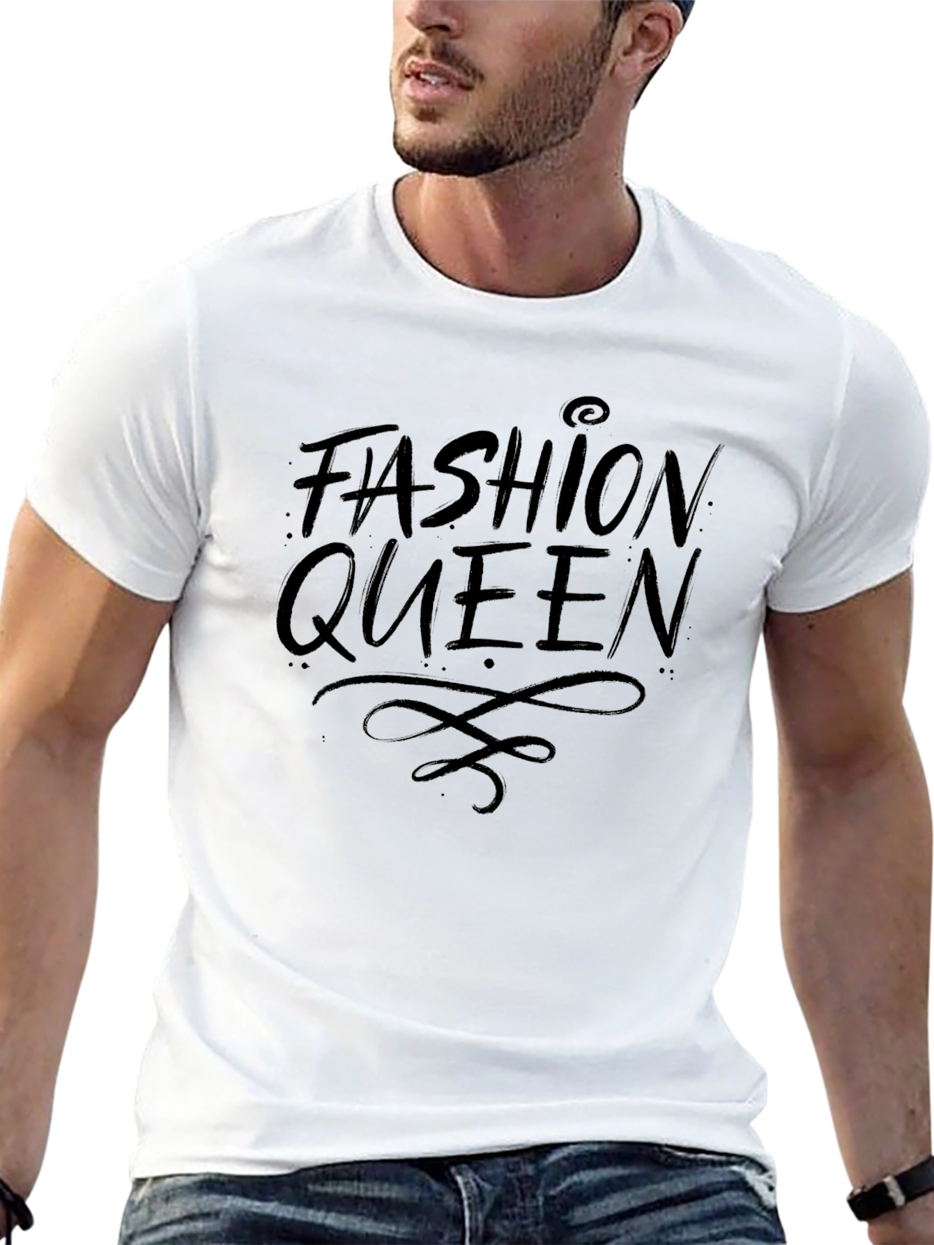 Fashion Queen Black Graphic Tee