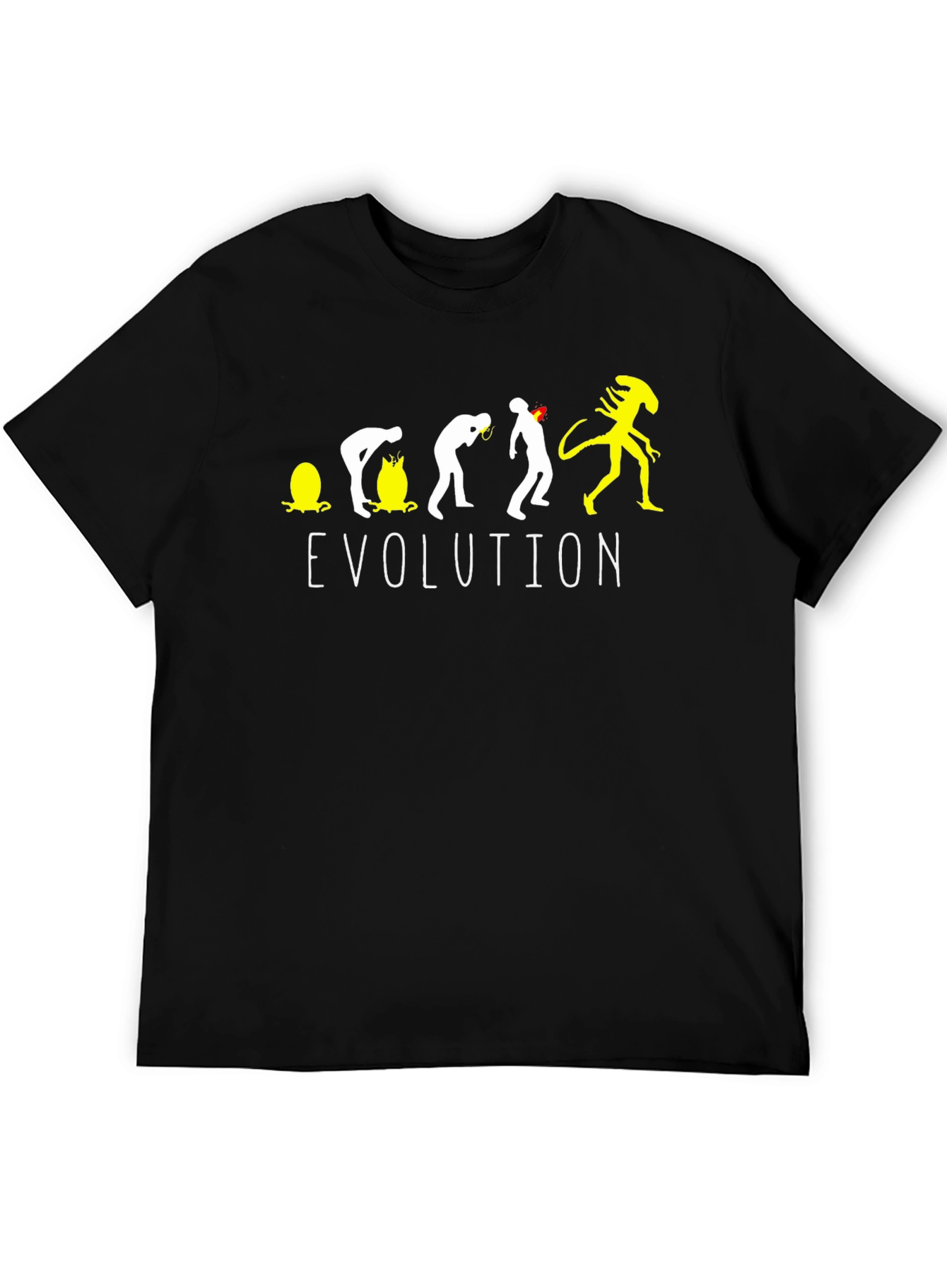 Evolution Alien Black T-Shirt