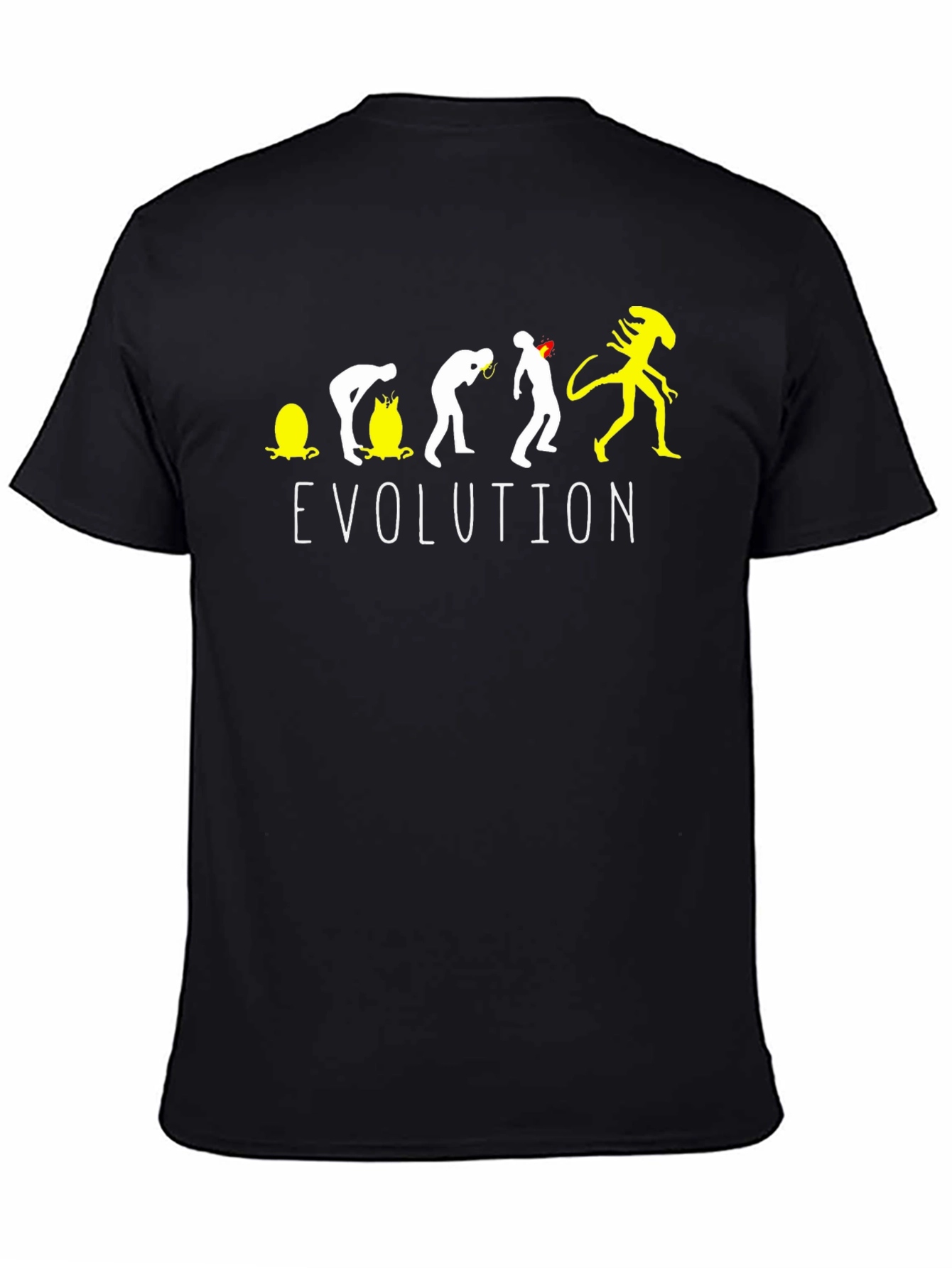Evolution Alien Black T-Shirt