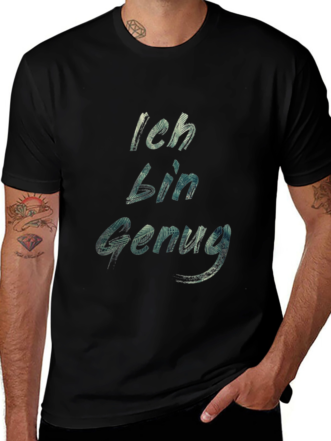 Ich Bin Genug T-Shirt - Black