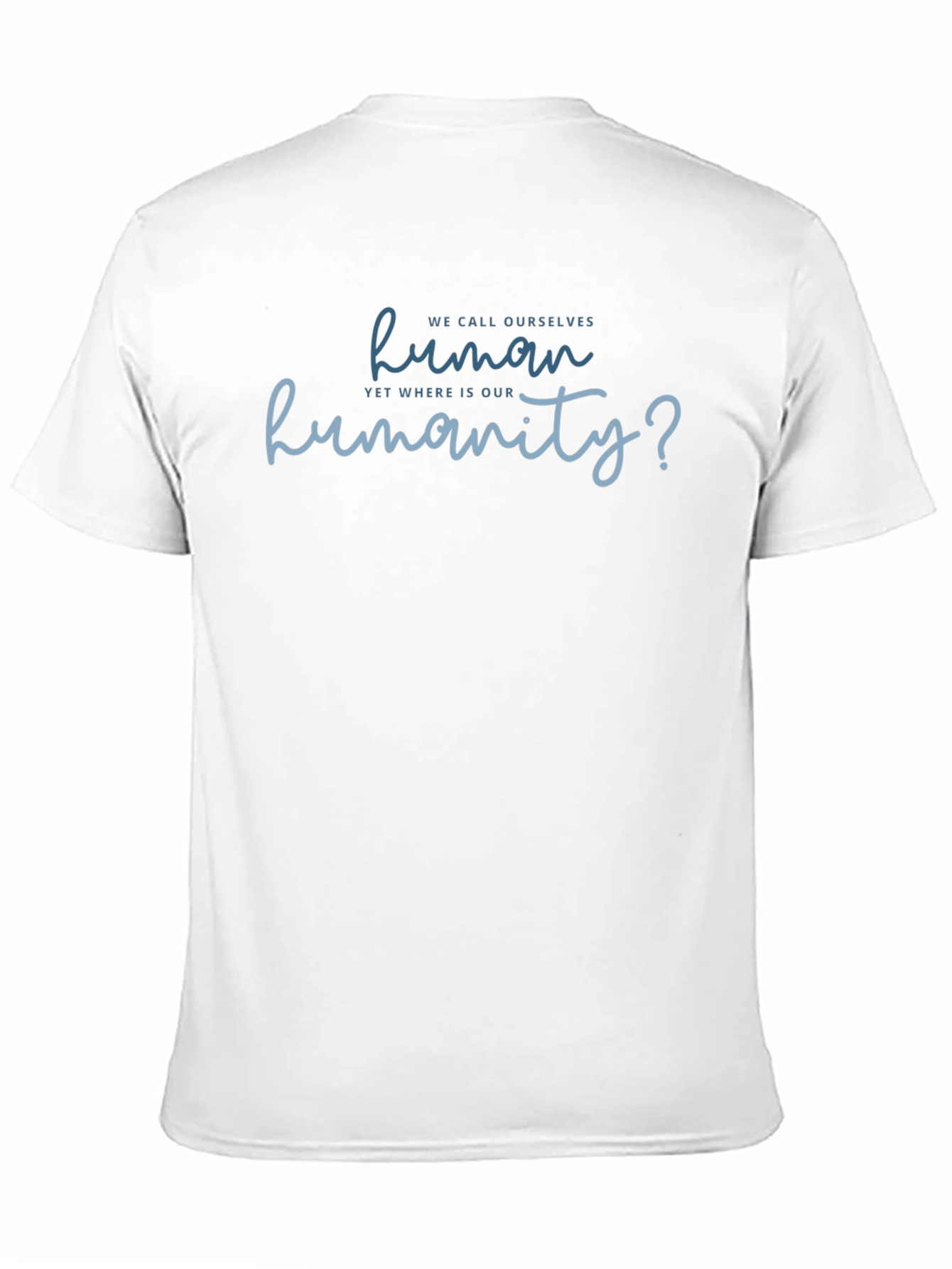 Humanity Graphic Tee - Thought-Provoking Design