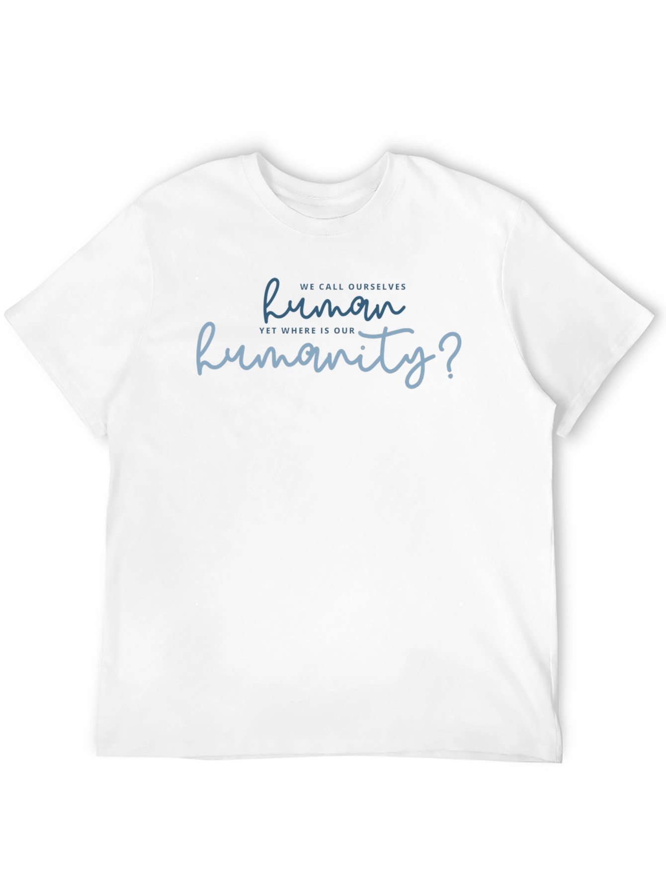 Humanity Graphic Tee - Thought-Provoking Design