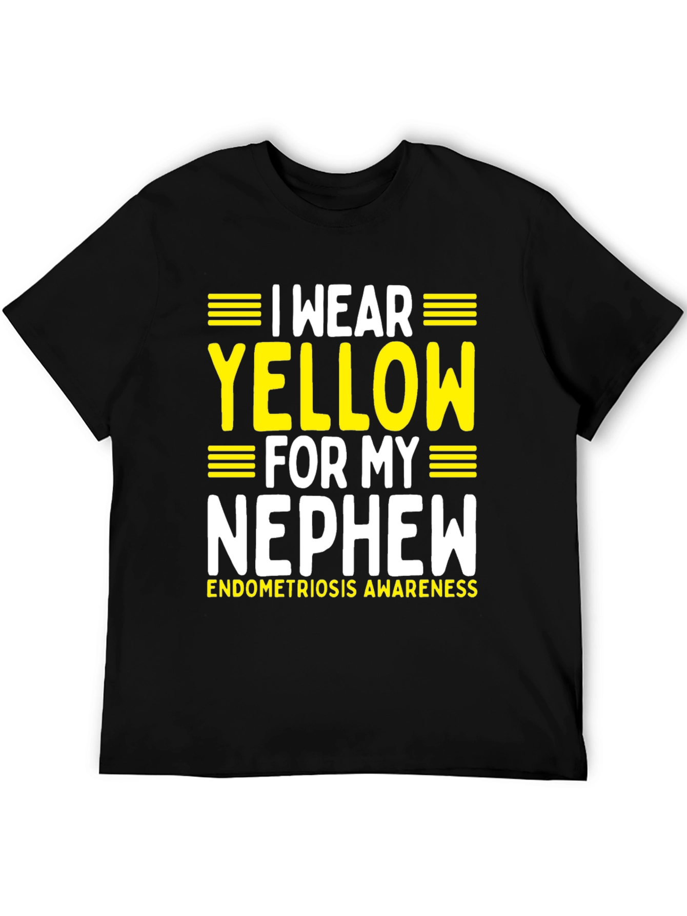 Yellow Endometriosis Awareness Nephew T-Shirt