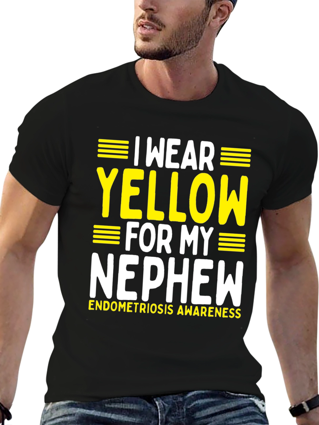 Yellow Endometriosis Awareness Nephew T-Shirt