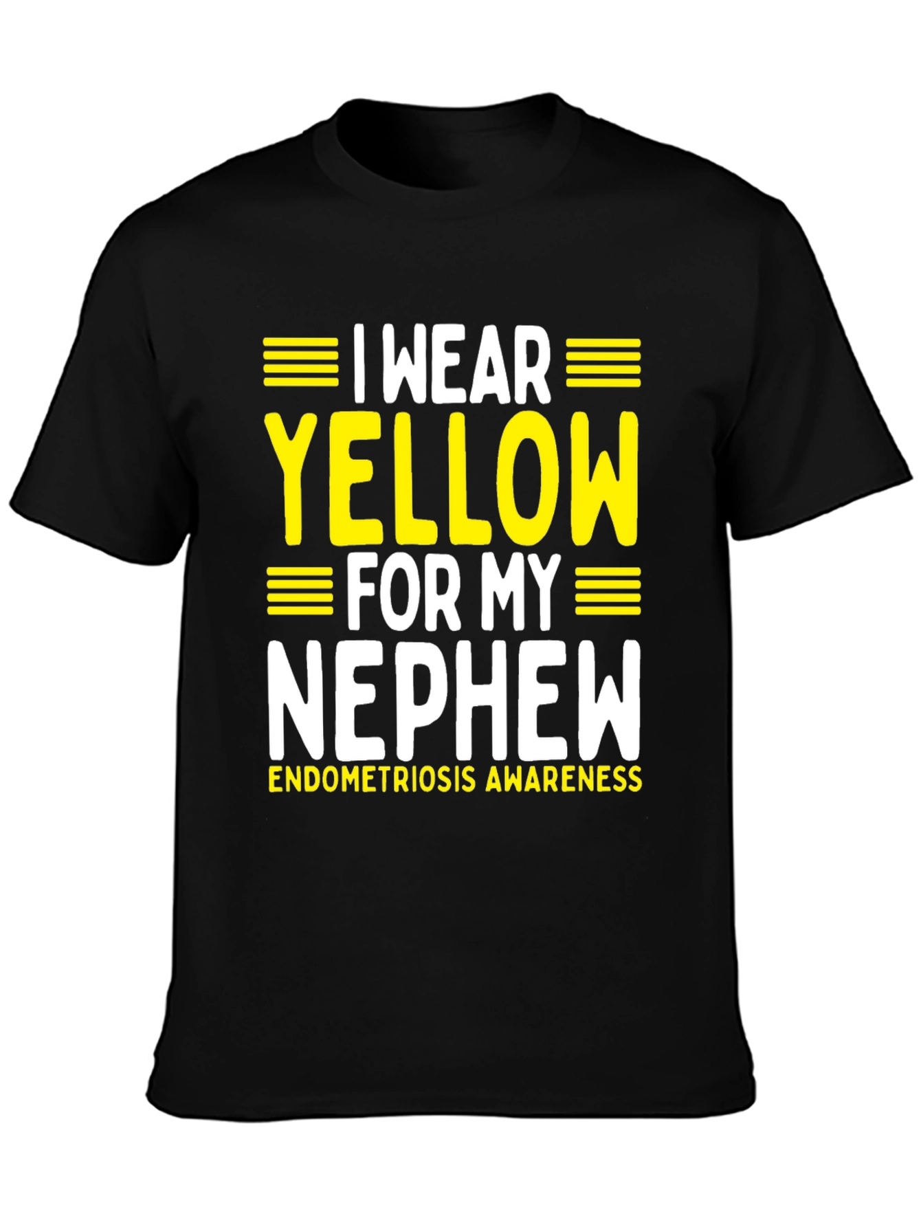 Yellow Endometriosis Awareness Nephew T-Shirt