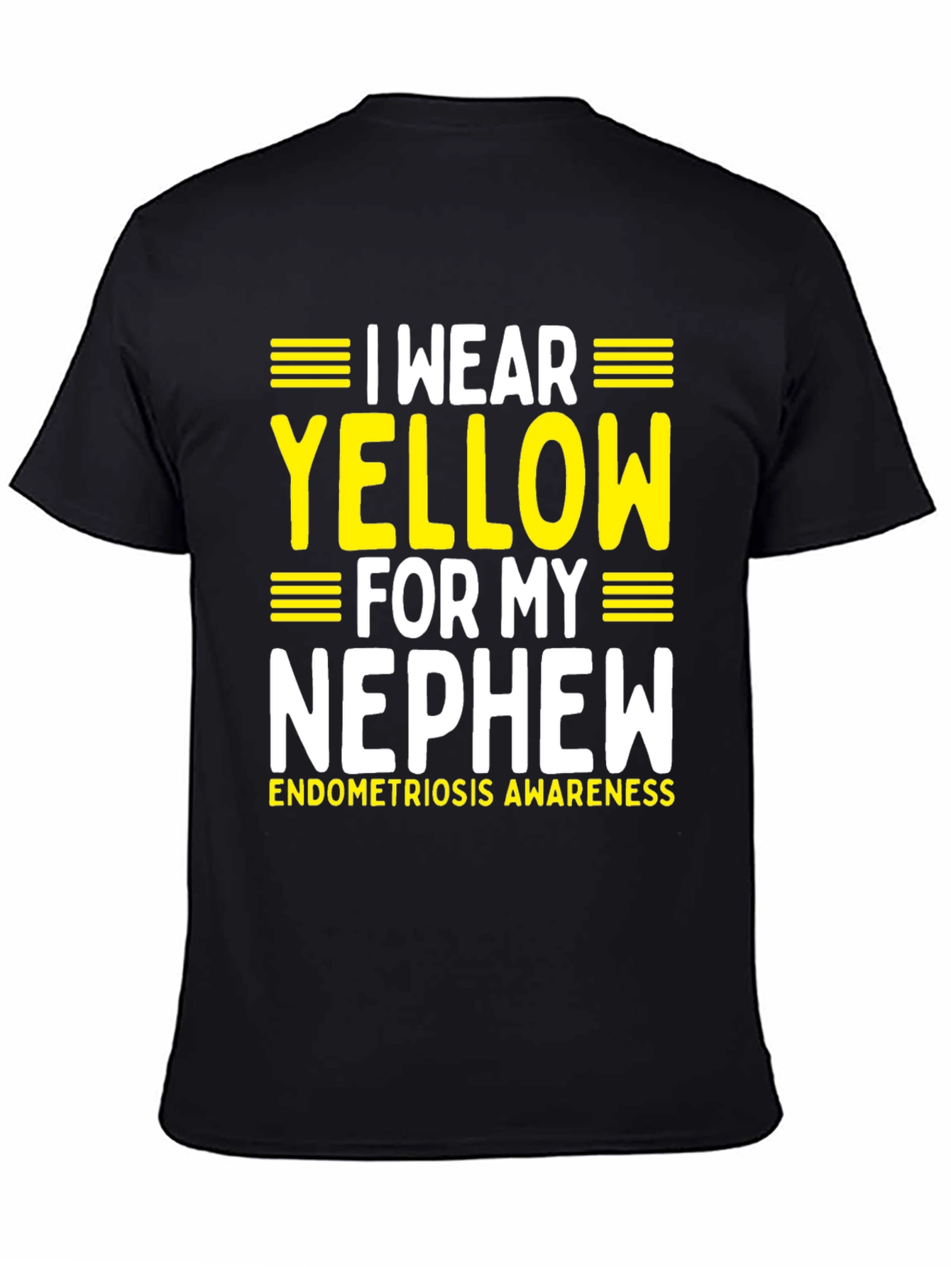 Yellow Endometriosis Awareness Nephew T-Shirt