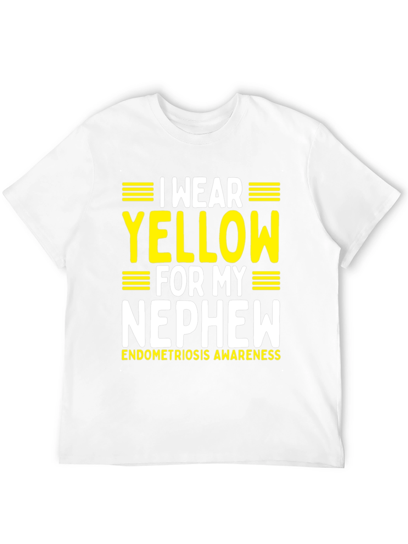 Yellow Endometriosis Awareness Nephew T-Shirt