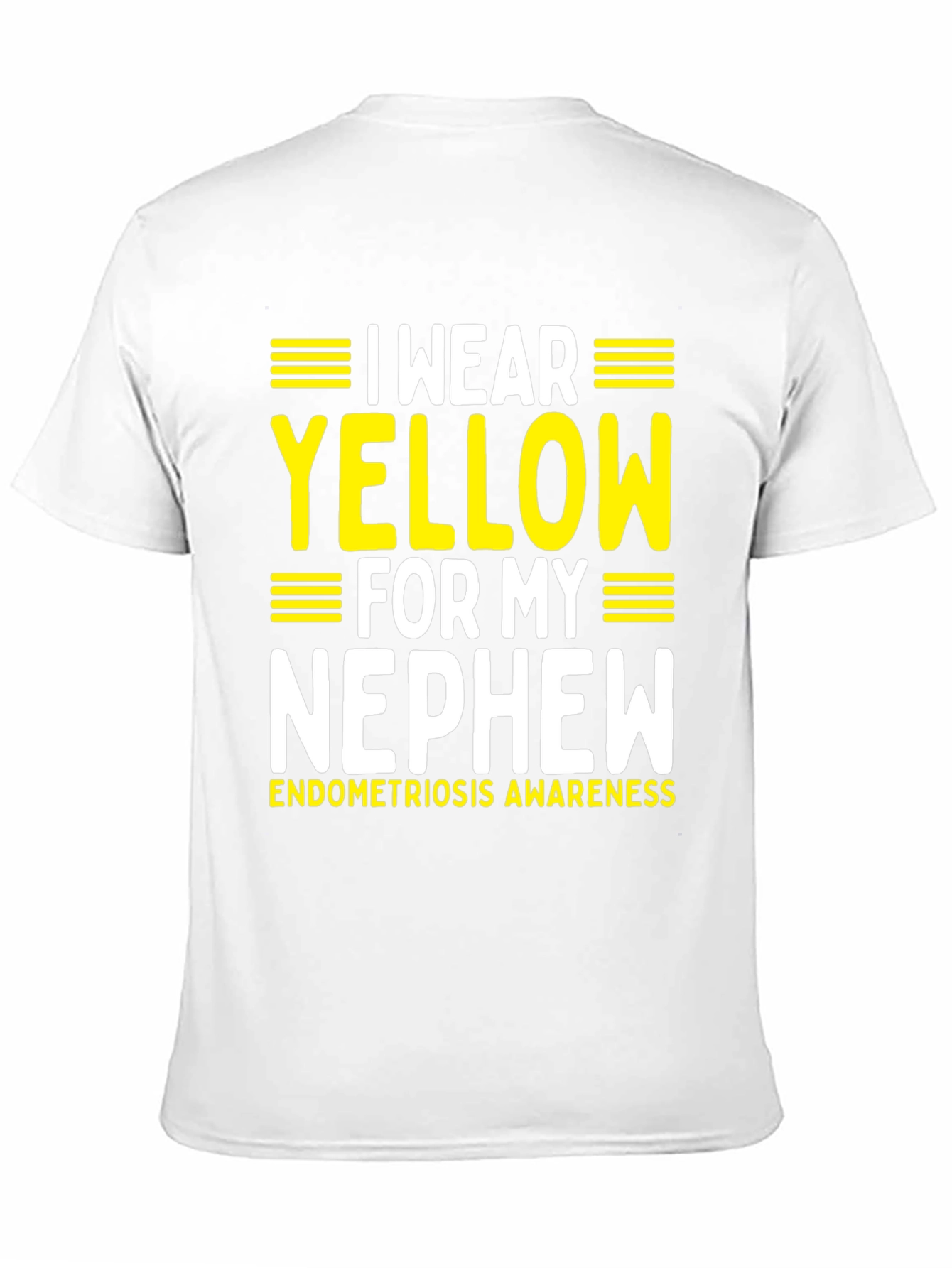 Yellow Endometriosis Awareness Nephew T-Shirt