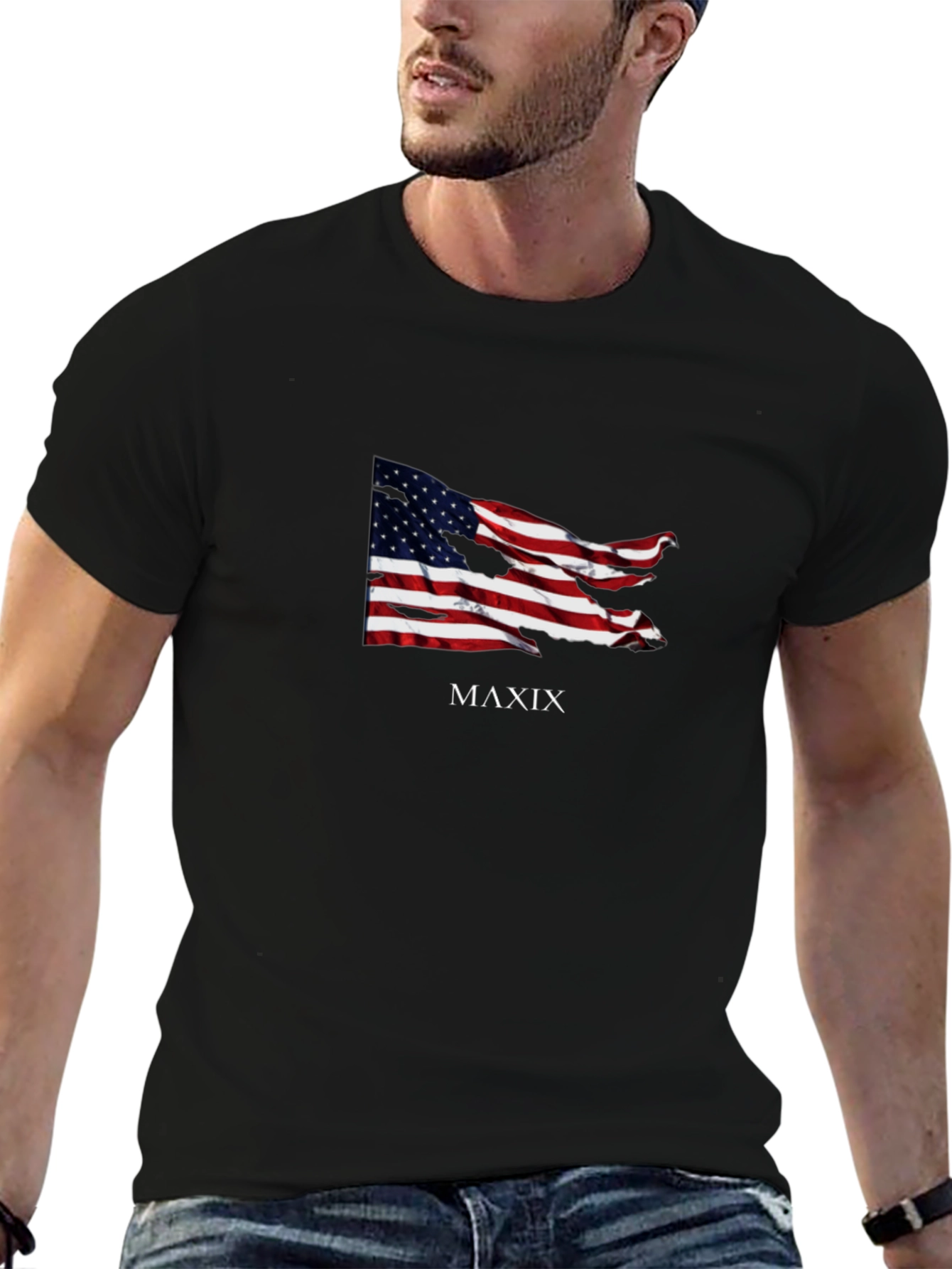 American Flag MAXIX Graphic Tee