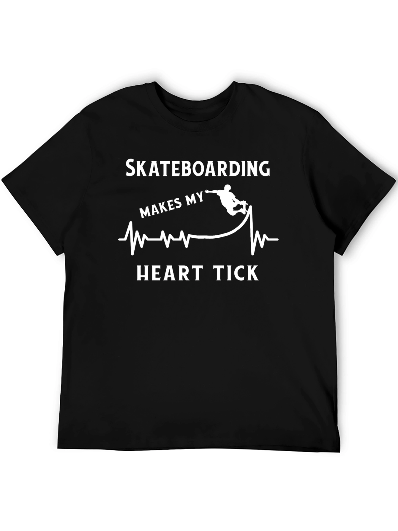 Skateboarding Heartbeat T-Shirt