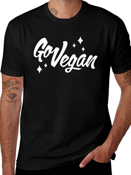 Go Vegan T-Shirt - Stylish Graphic Tee