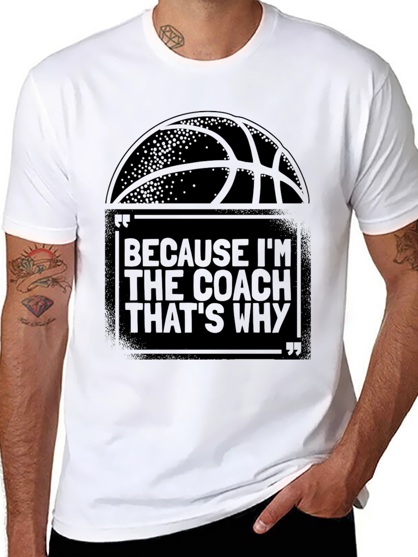 Coach T-Shirt: Because Im The Coach Thats Why