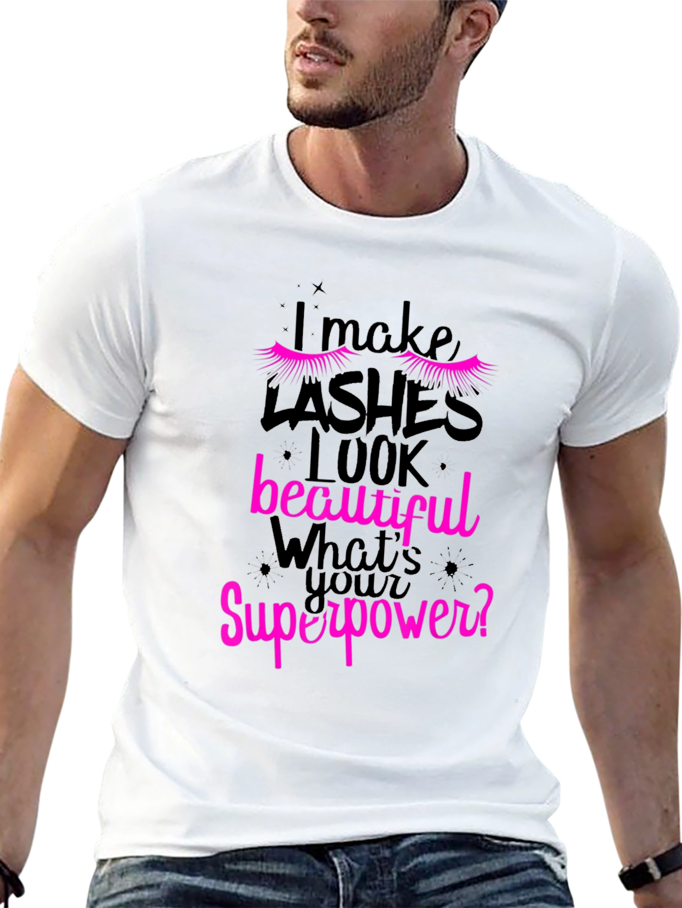 Lashes Superpower Graphic T-Shirt - Unisex