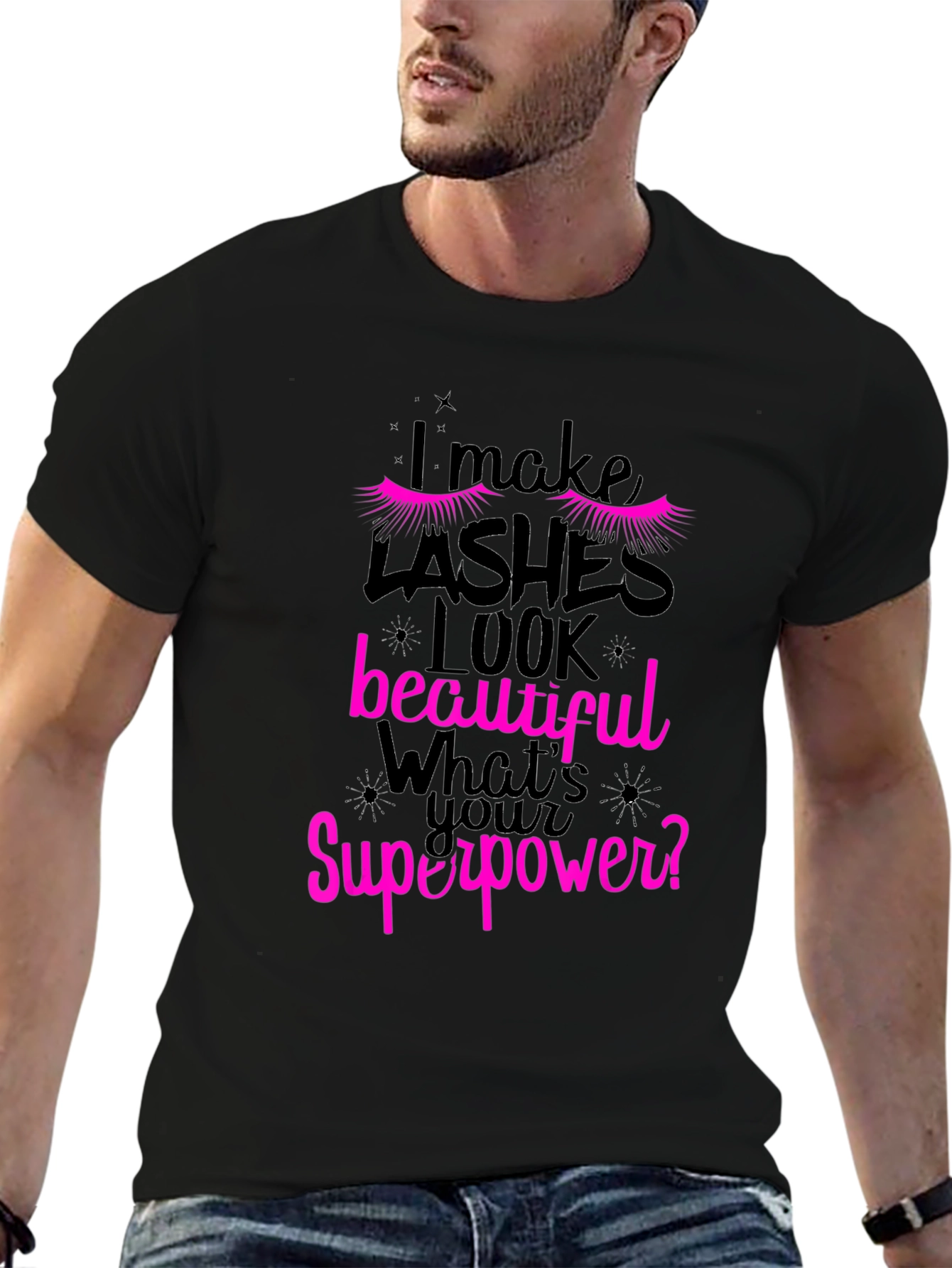 Lashes Superpower Graphic T-Shirt - Unisex