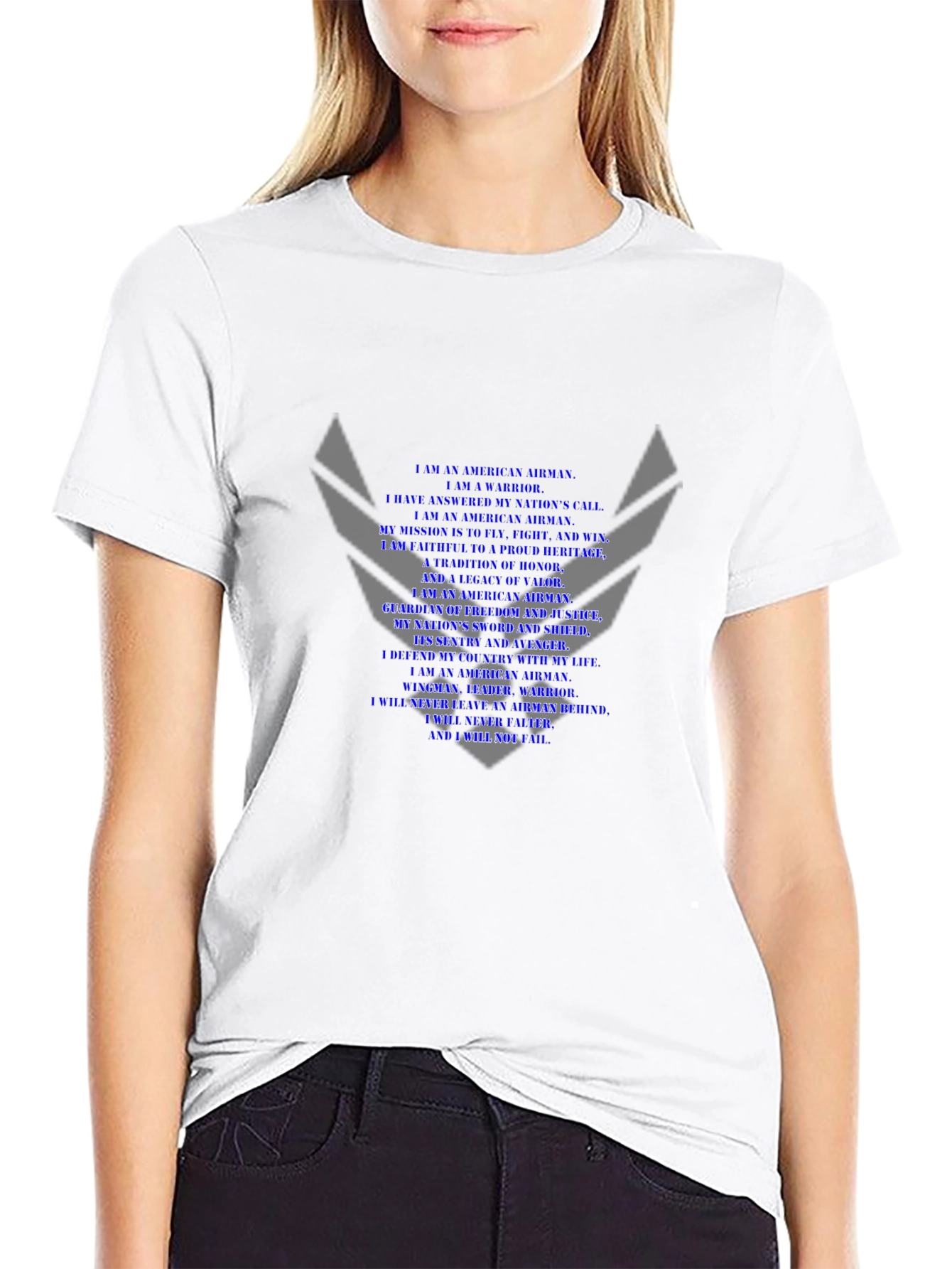 Air Force Airmans Creed Black T-Shirt