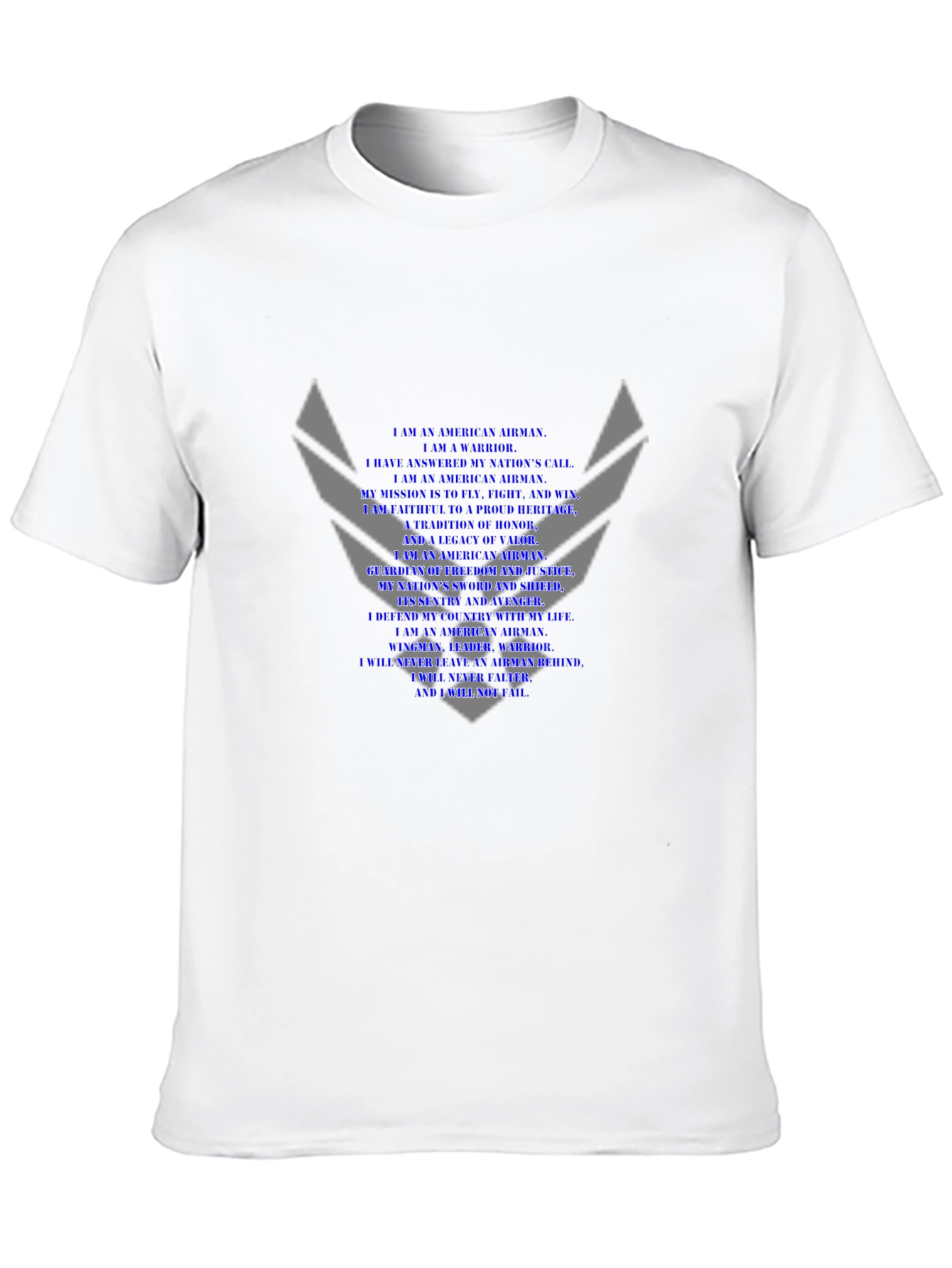 Air Force Airmans Creed Black T-Shirt