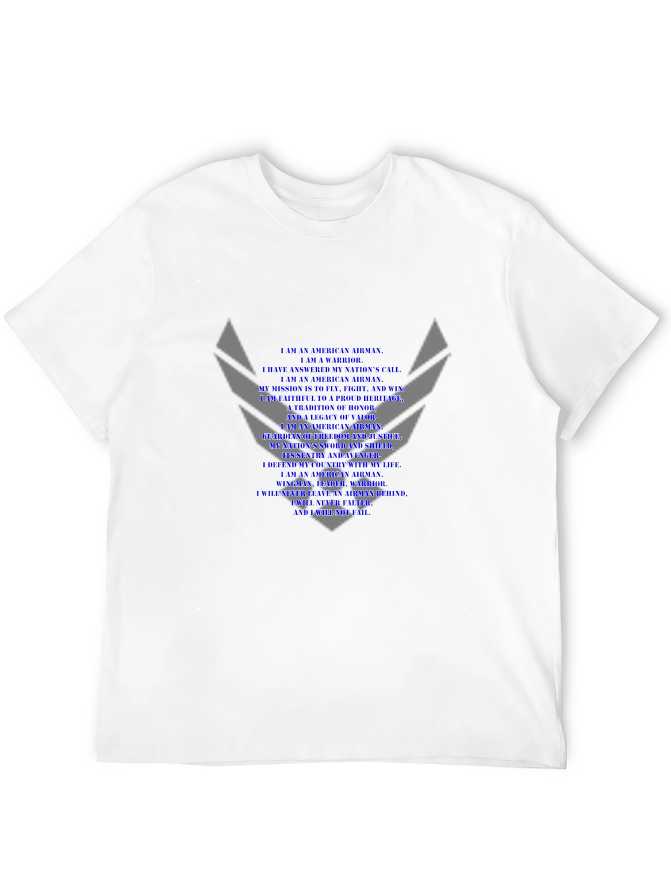 Air Force Airmans Creed Black T-Shirt
