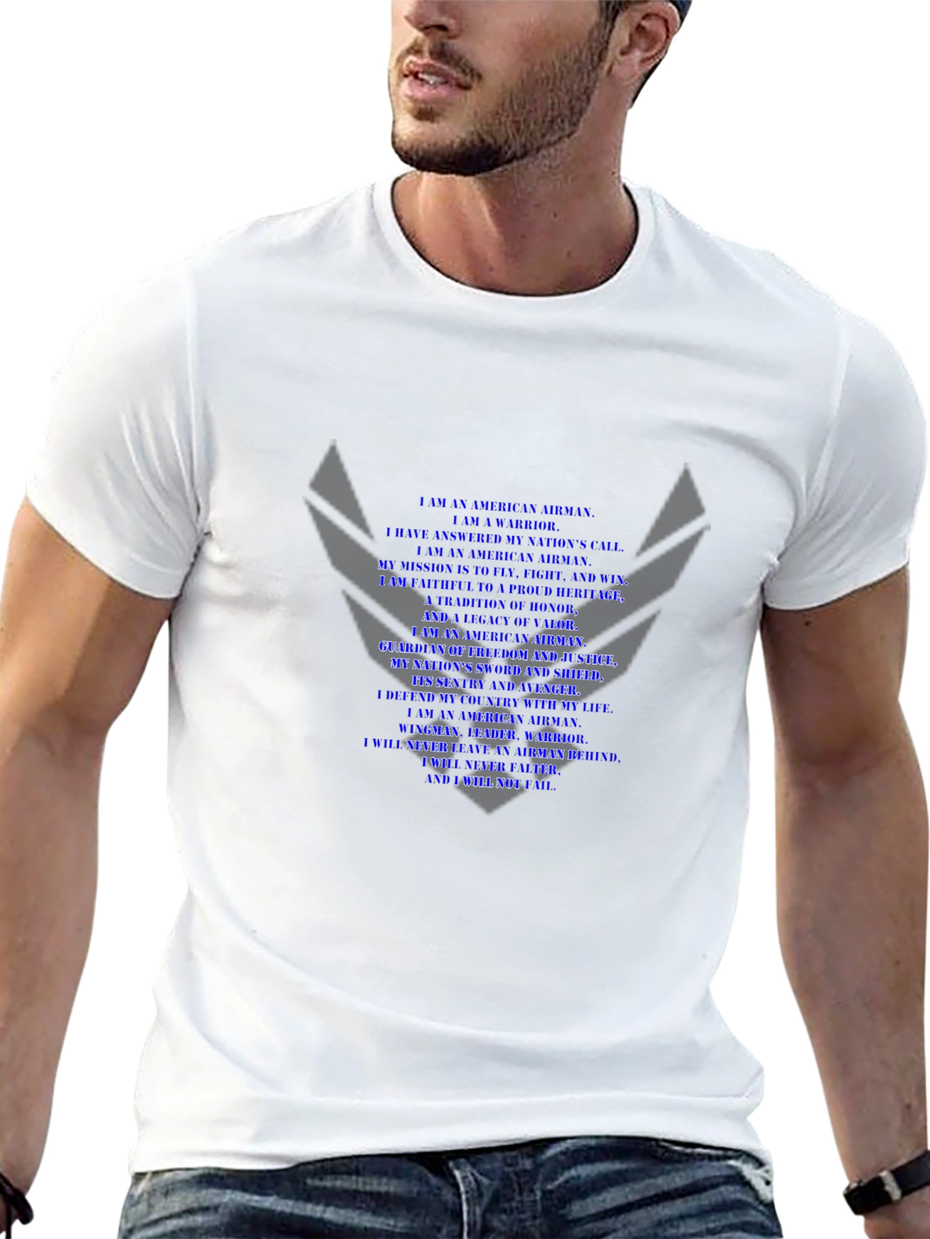 Air Force Airmans Creed Black T-Shirt