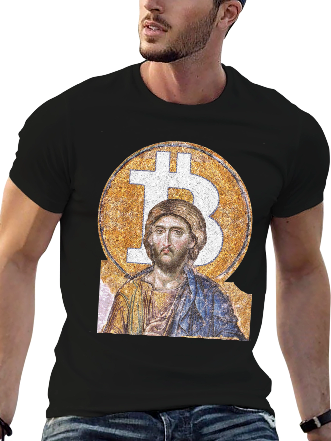 Bitcoin Christ T-Shirt - Crypto Faith Tee