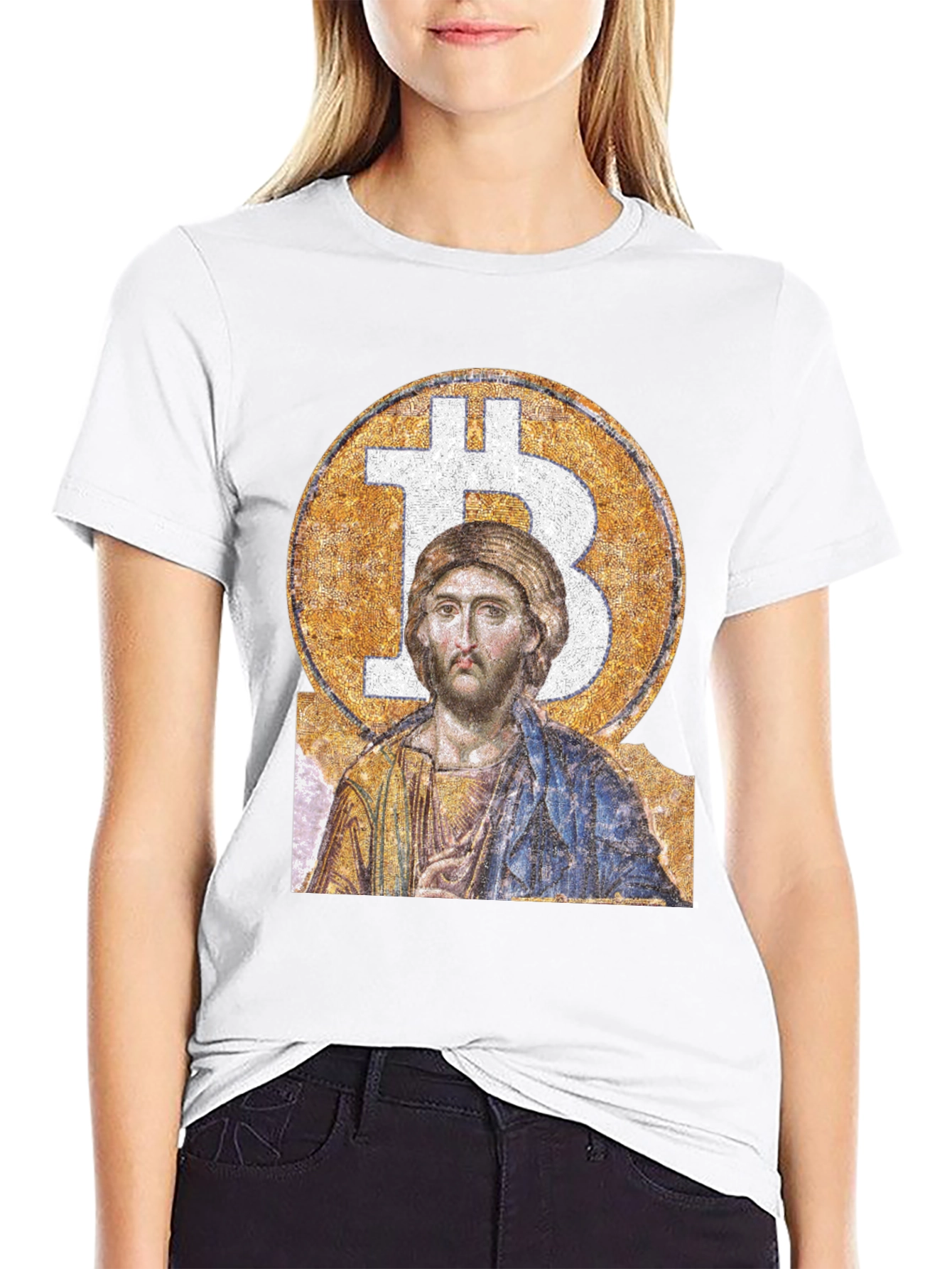 Bitcoin Christ T-Shirt - Crypto Faith Tee
