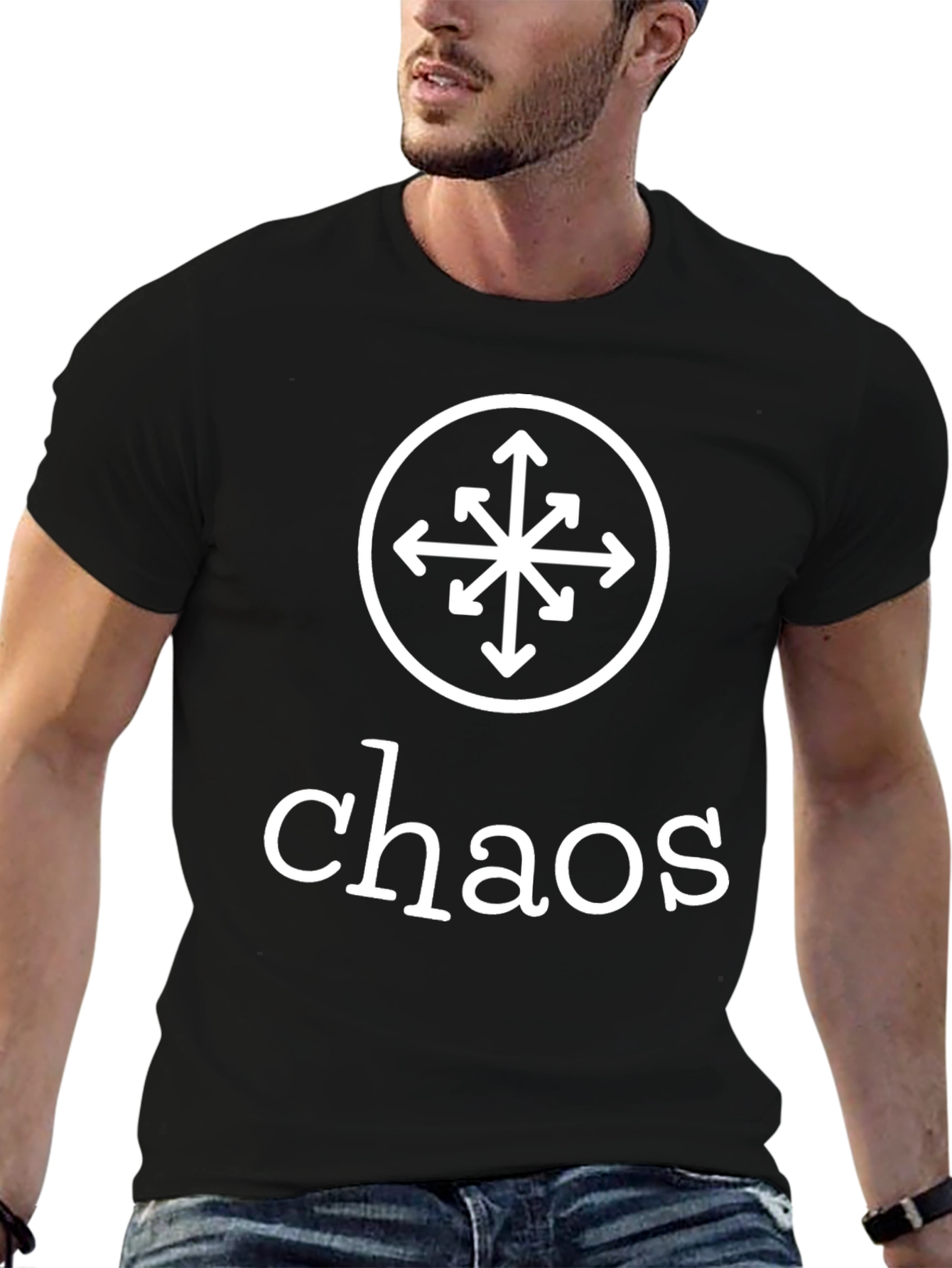 Chaos Symbol T-Shirt - Modern Graphic Tee