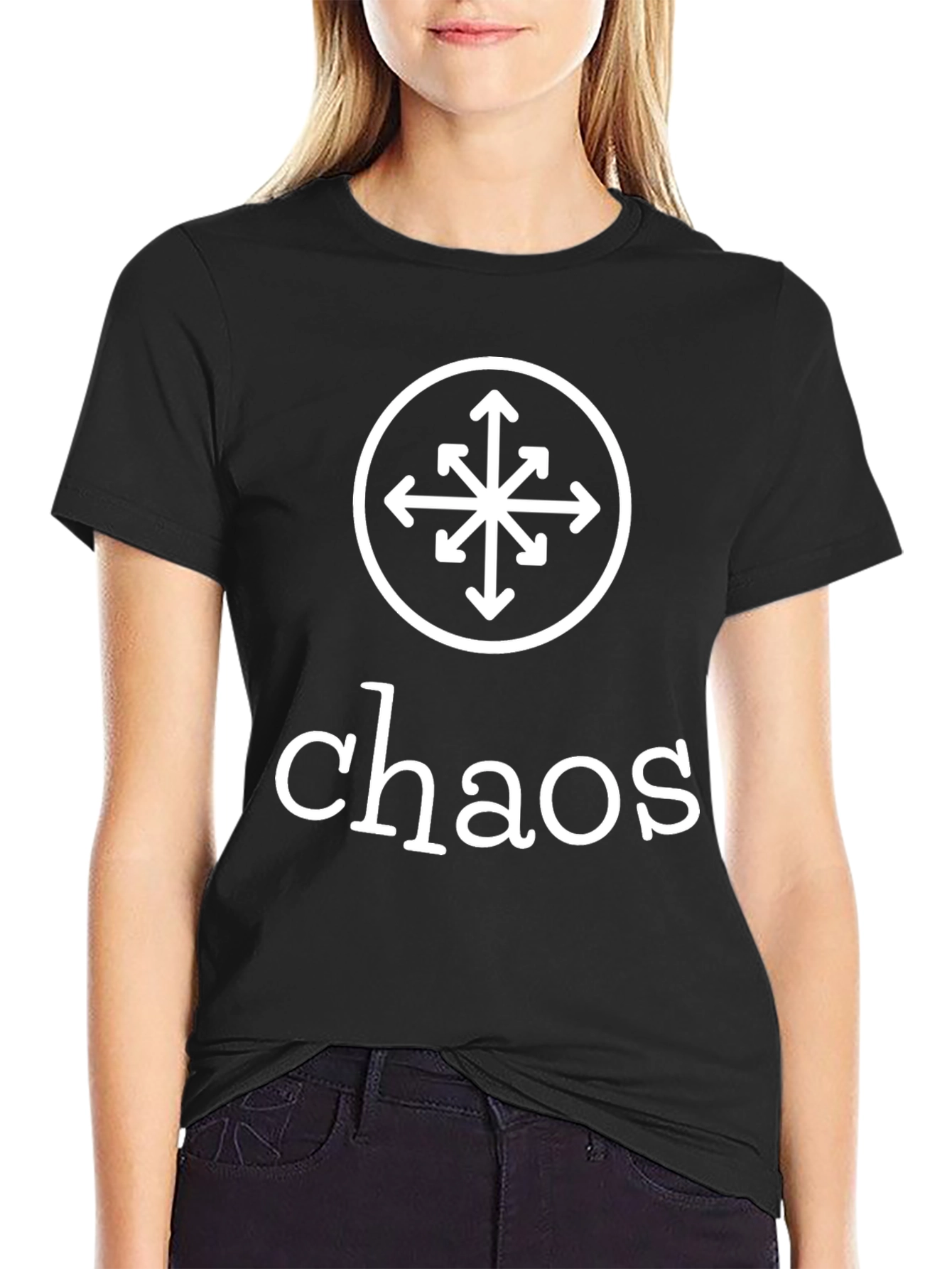 Chaos Symbol T-Shirt - Modern Graphic Tee