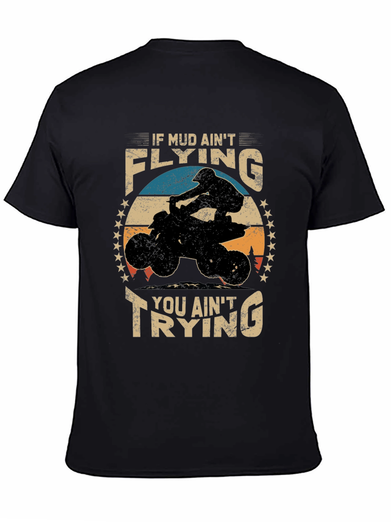 Mud Flying ATV T-Shirt for Off-Road Adventures