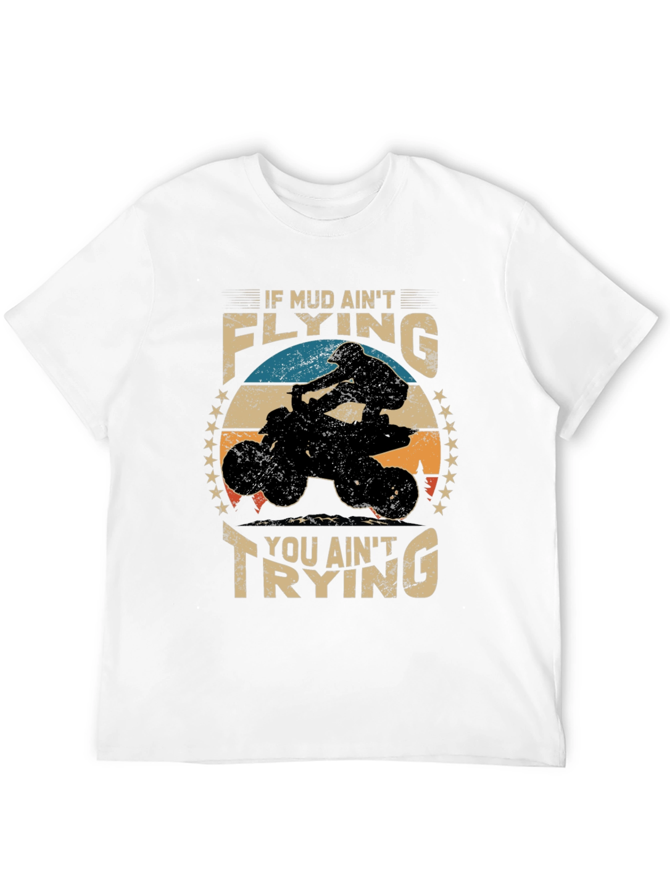 Mud Flying ATV T-Shirt for Off-Road Adventures